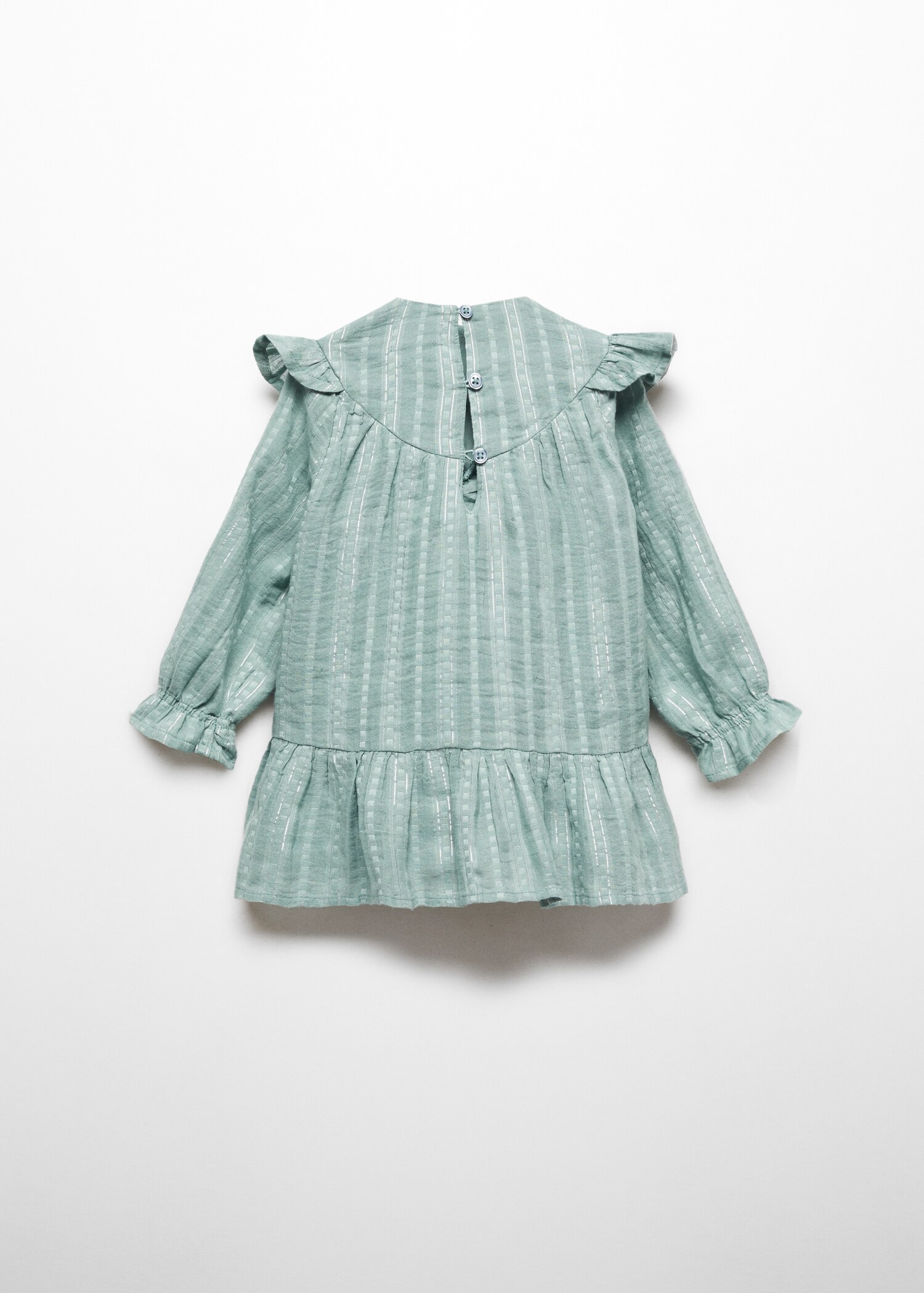 Frill cotton dress - Reverse of the article
