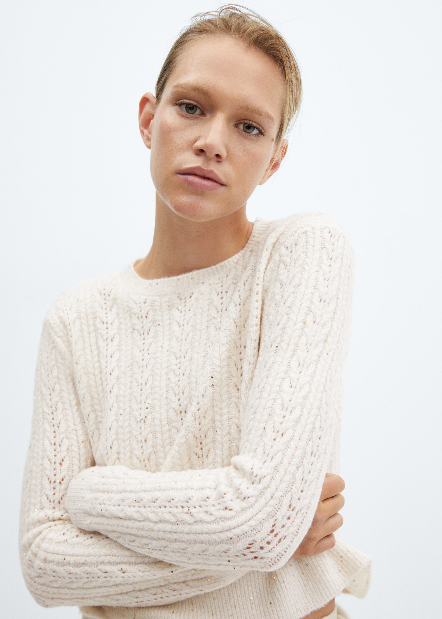 Knit paillette sweater - Details of the article 1