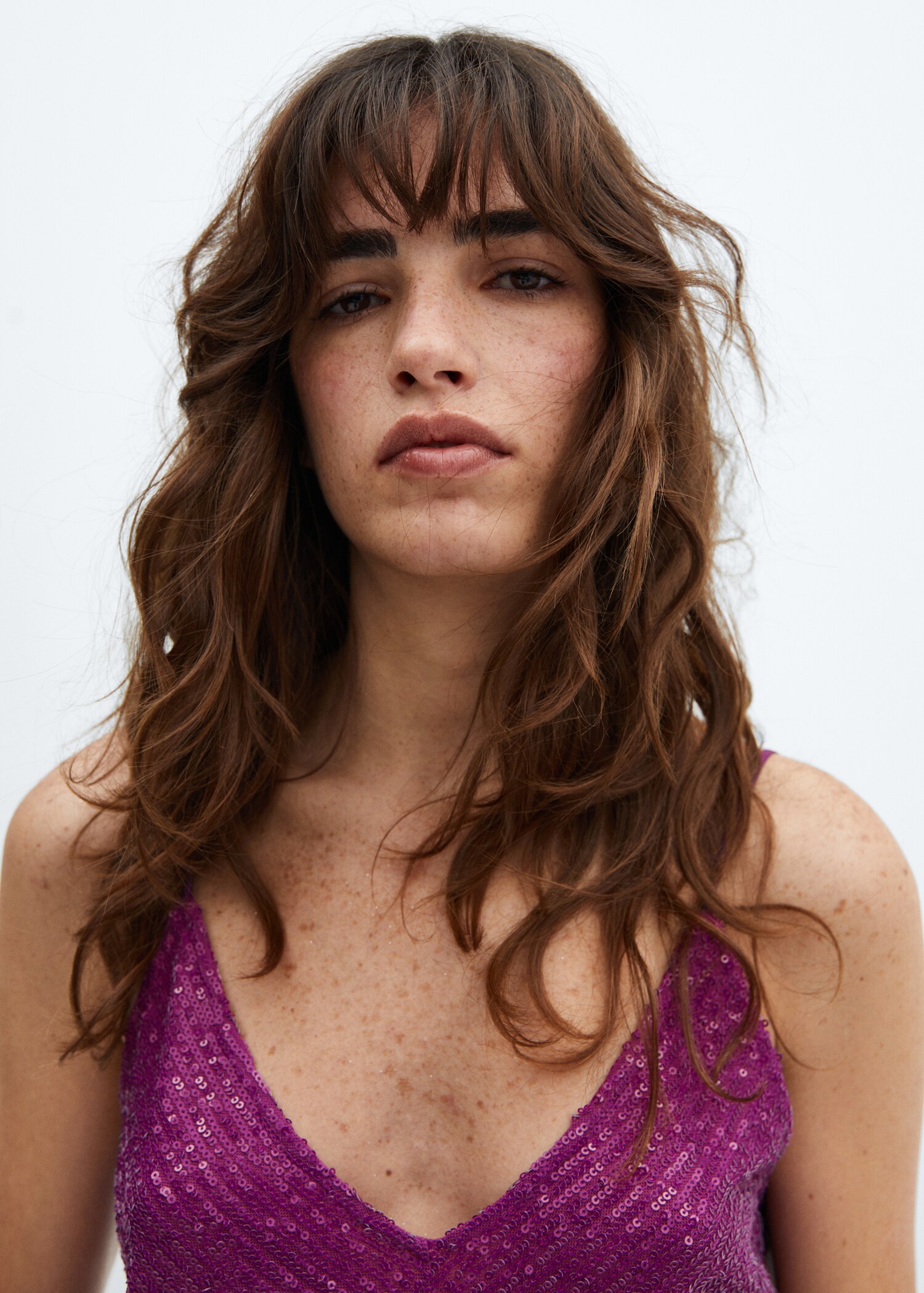 Sequined tank top - Details of the article 1