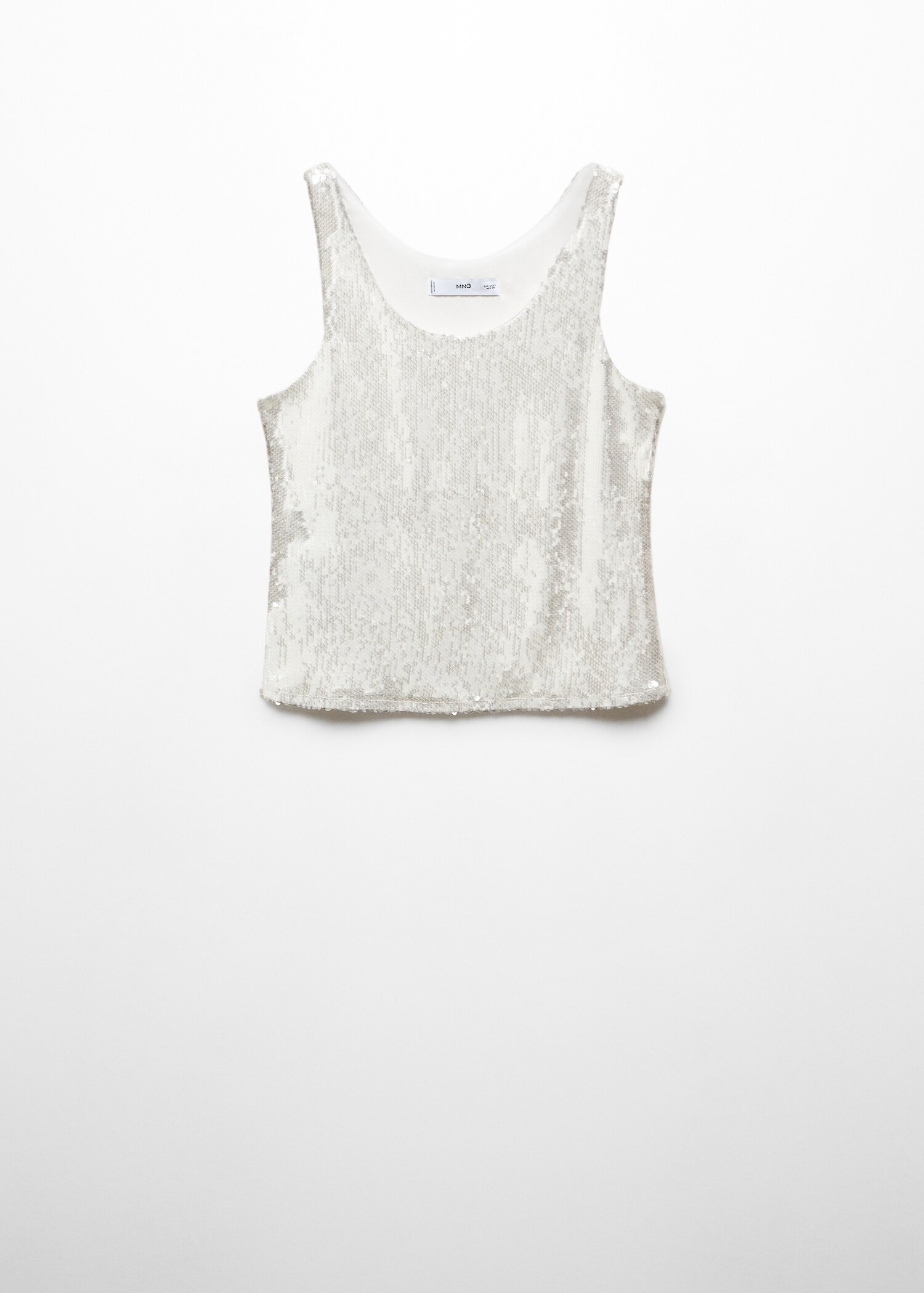 Sequined tank top - Article without model