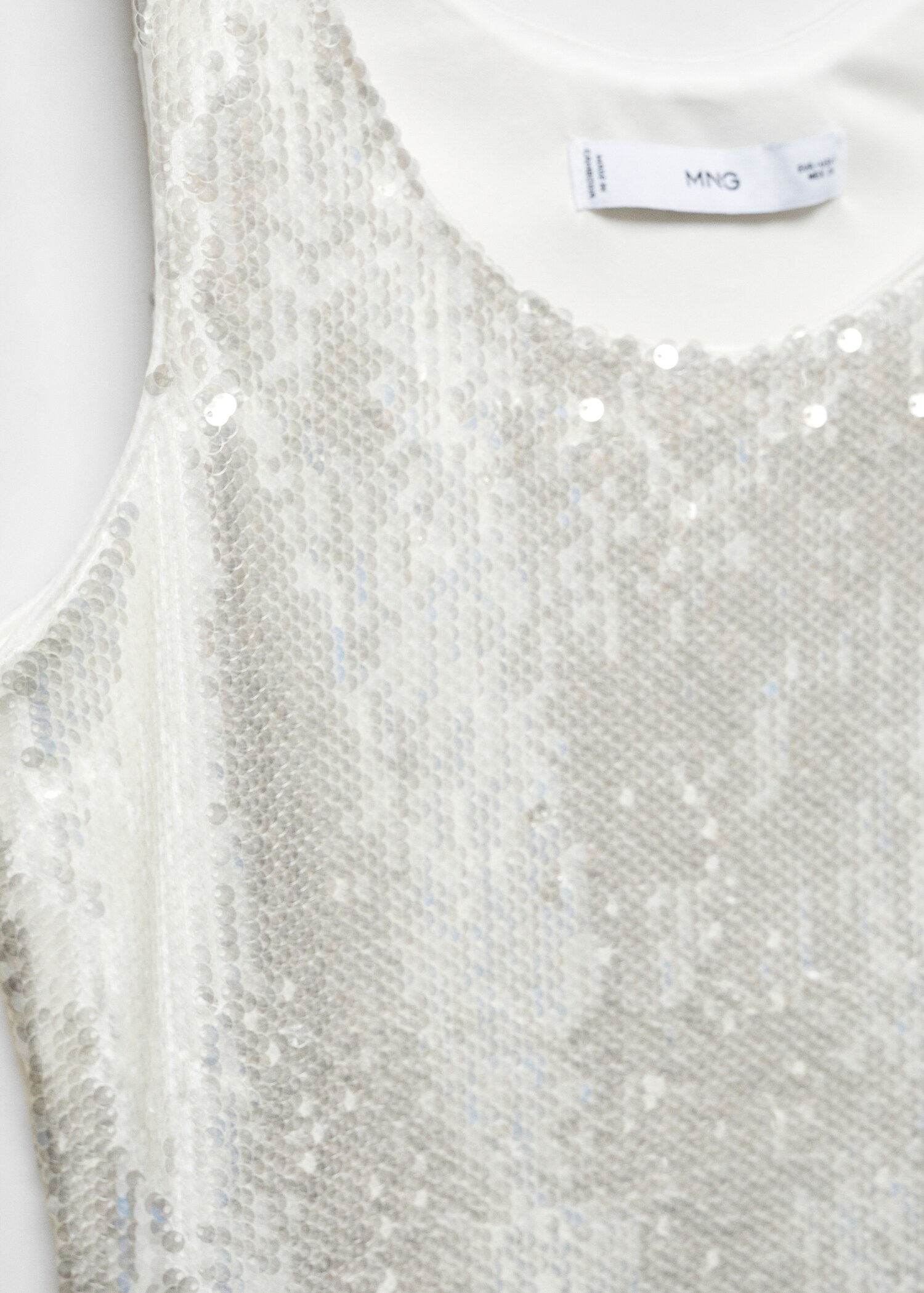 Sequined tank top - Details of the article 8