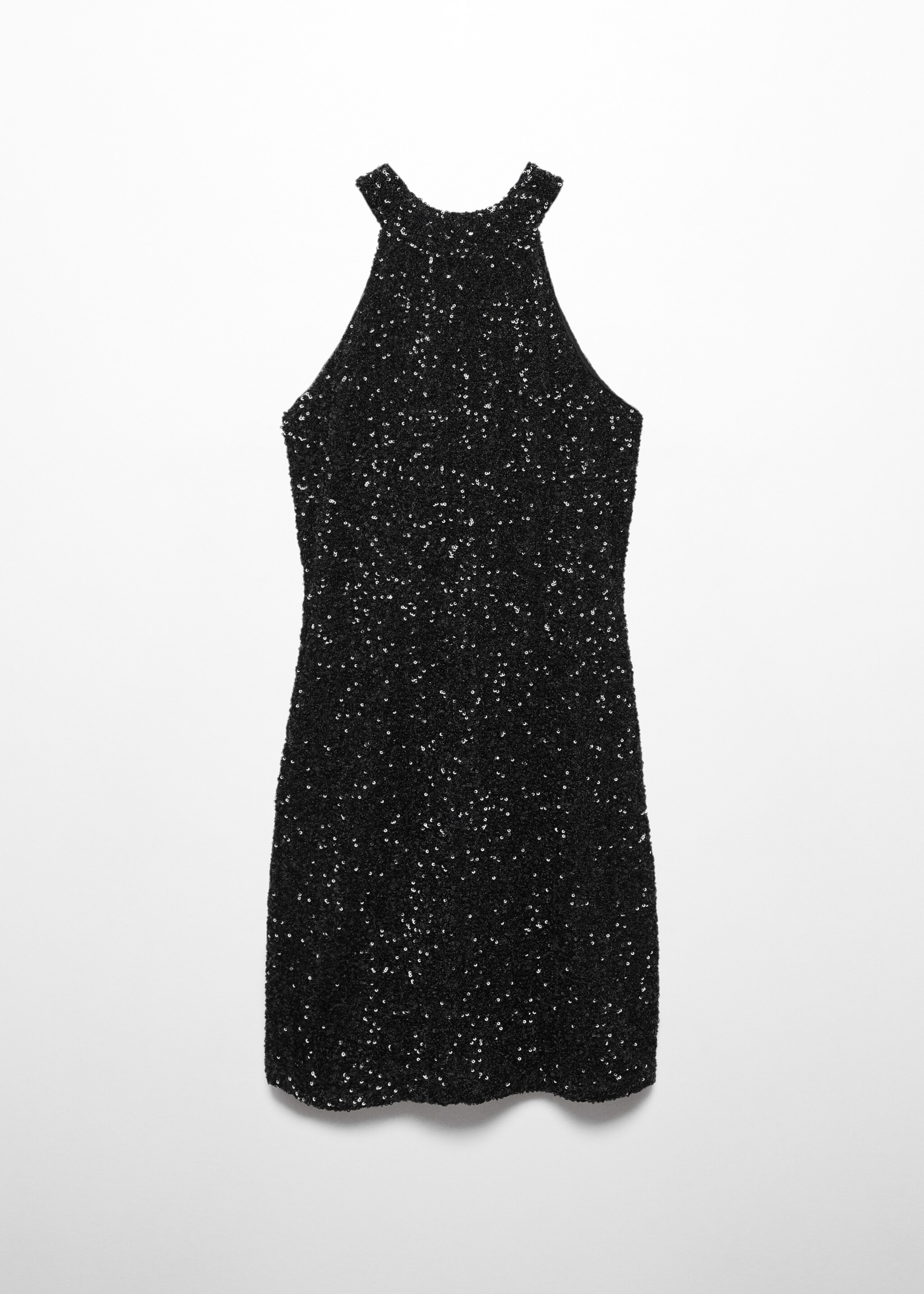 Halter nyakú flitteres ruha - Termék modell nélkül