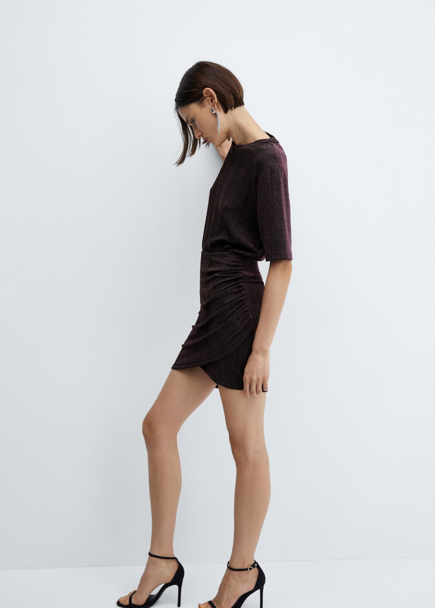 Lurex knitted dress - Details of the article 2