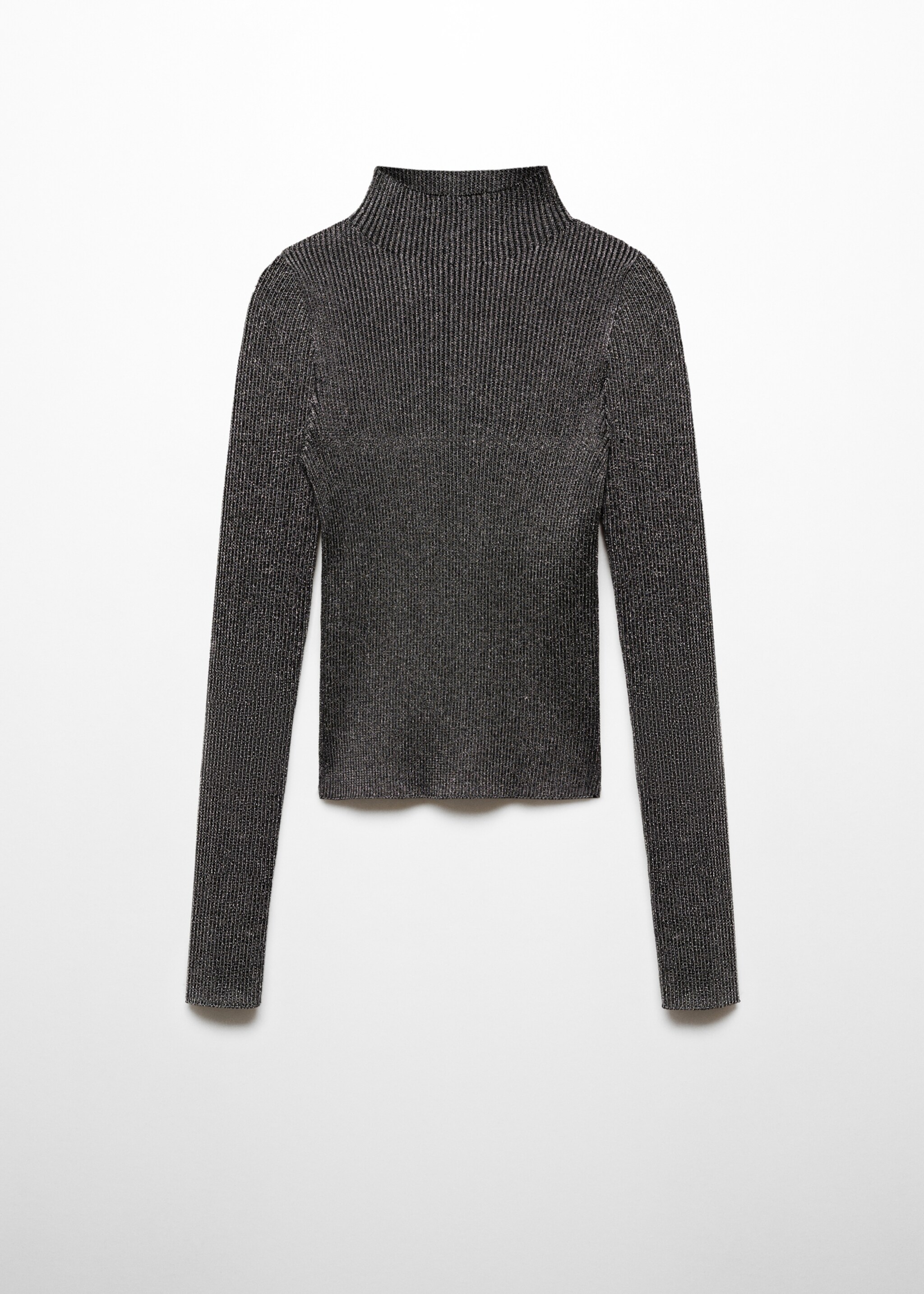 Lurex sweater with perkins neck - Article without model