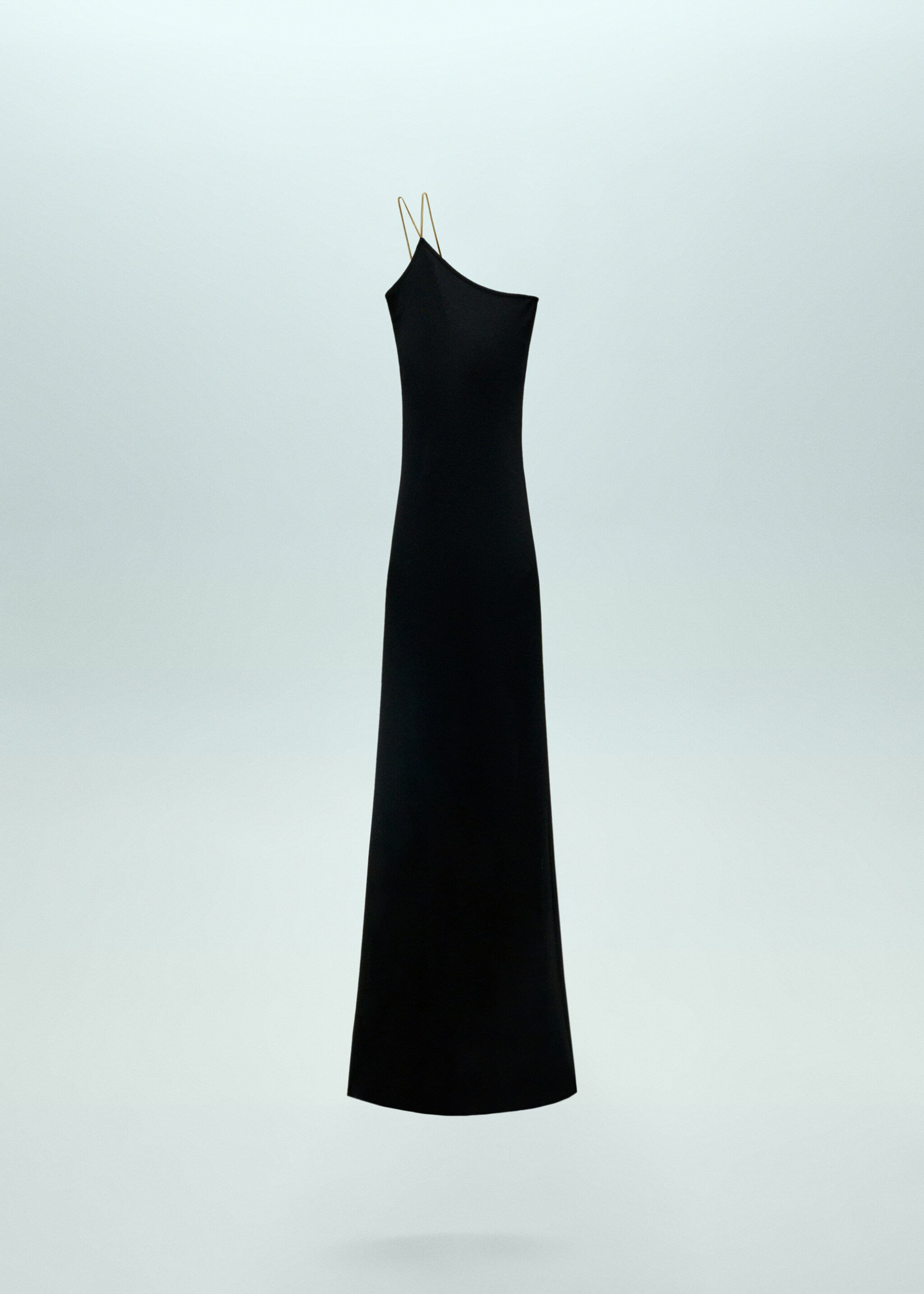 Vestido asimétrico tirantes dobles metalizados - Artículo sin modelo