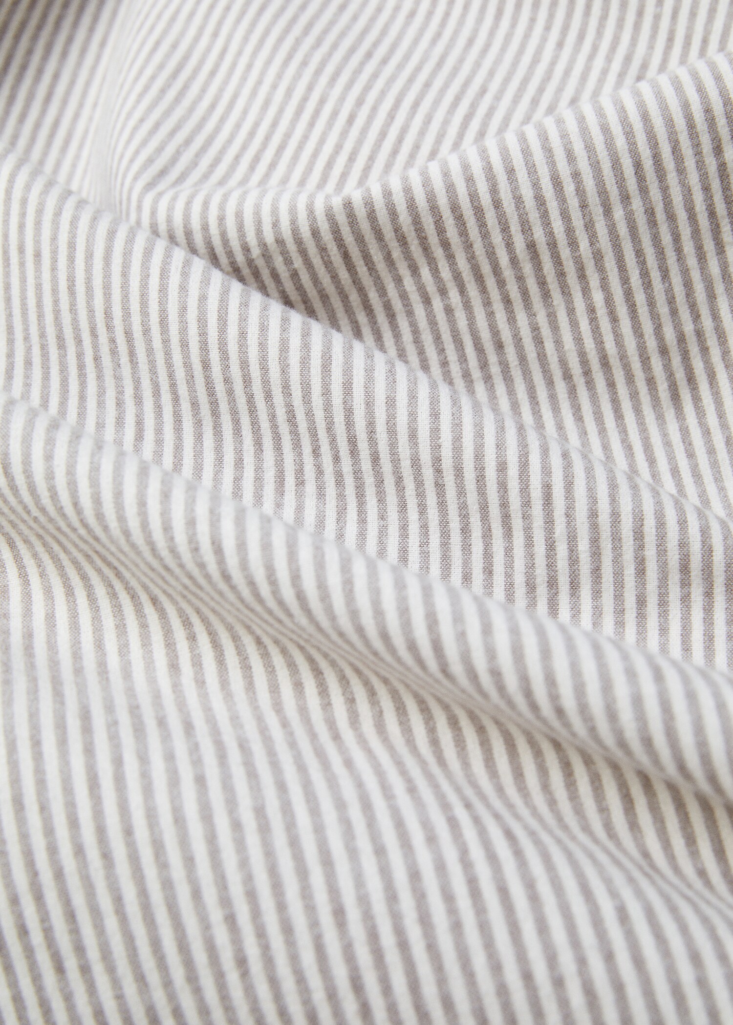 Striped flannel duvet cover Single bed - Details of the article 2