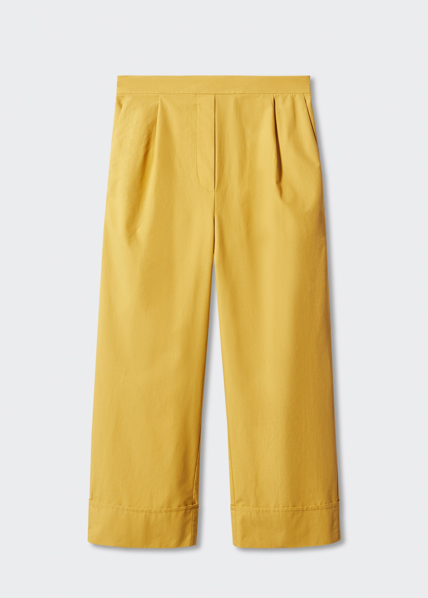 Pleated culottes trousers - Article without model