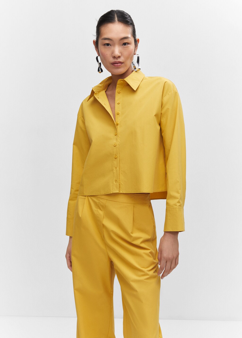 Jupe culotte moutarde 2025