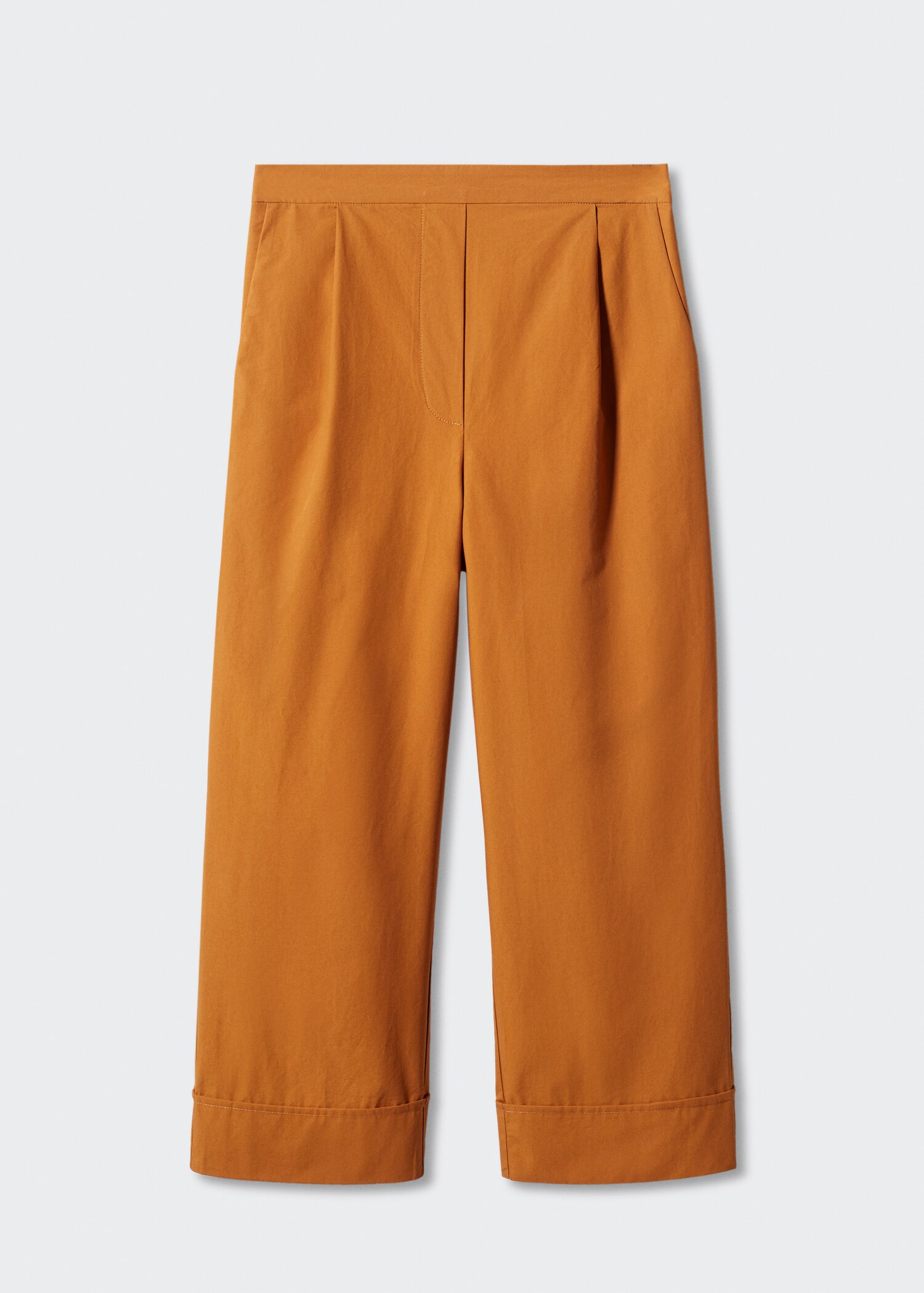 Pleated culottes trousers - Article without model