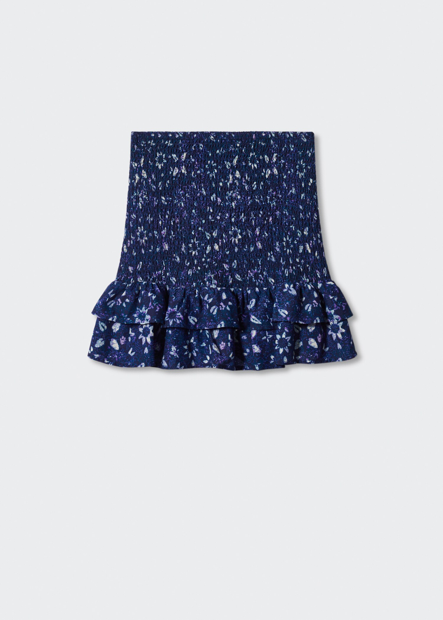 Gathered skirt with ruffles - Article without model