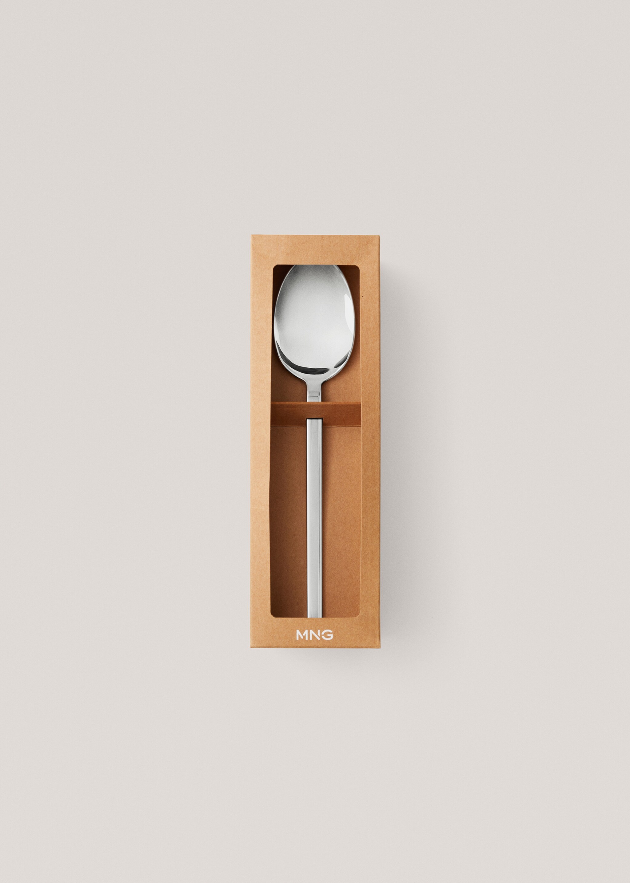 Pack de 4 colheres de sobremesa de 100% aço - Pormenor do artigo 1