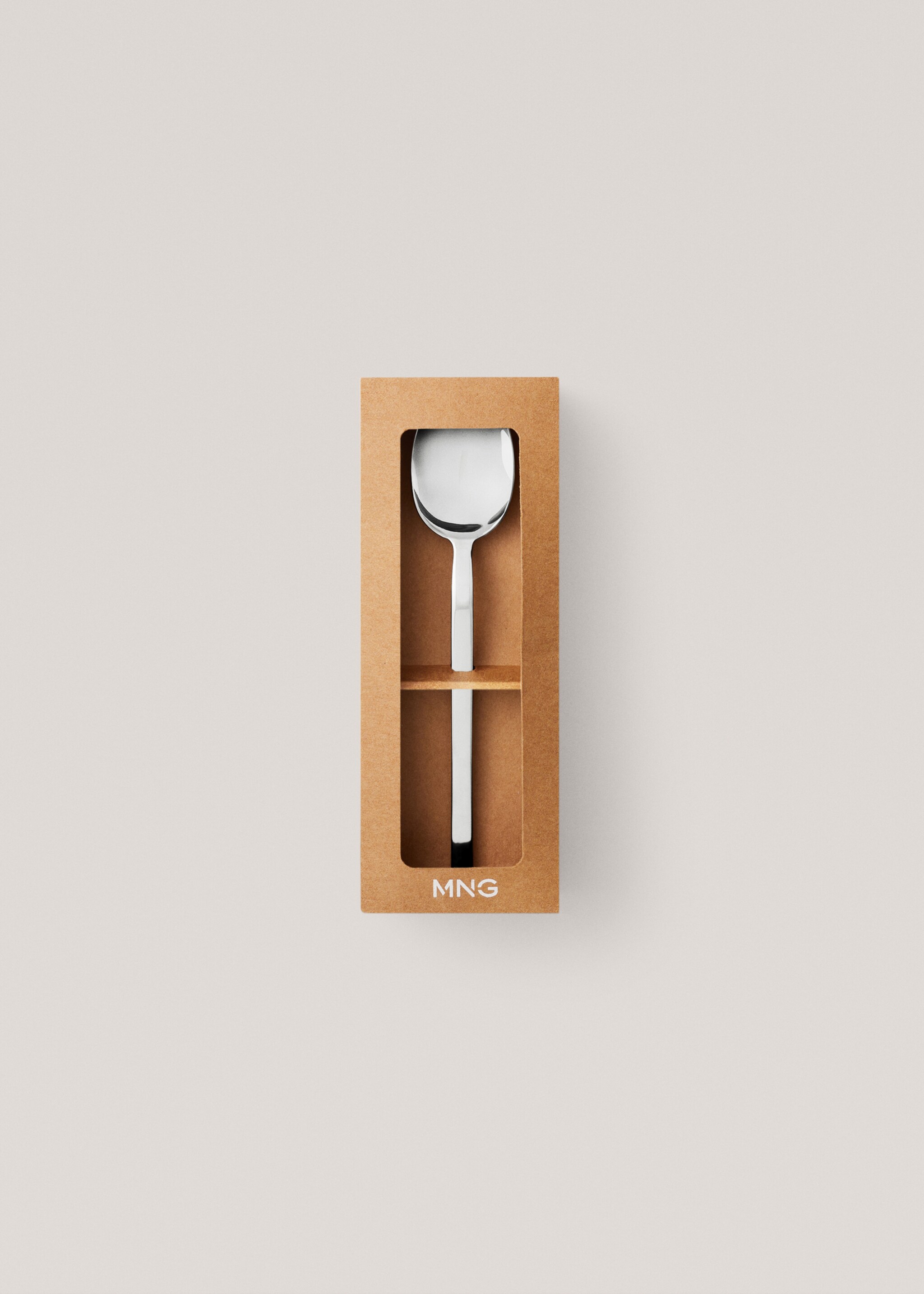 Pack de 4 colheres de café de 100% aço - Pormenor do artigo 1