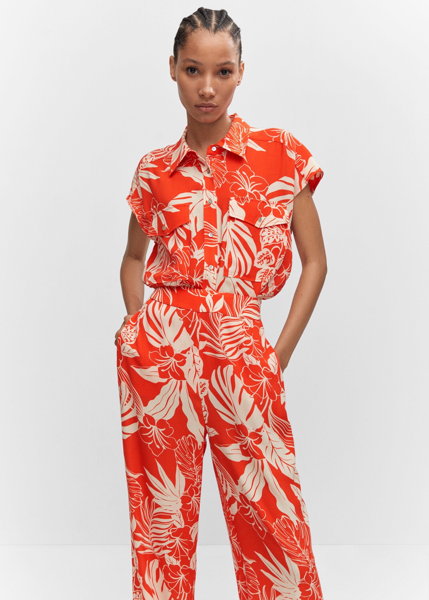 Oversize flowy shirt - Medium plane