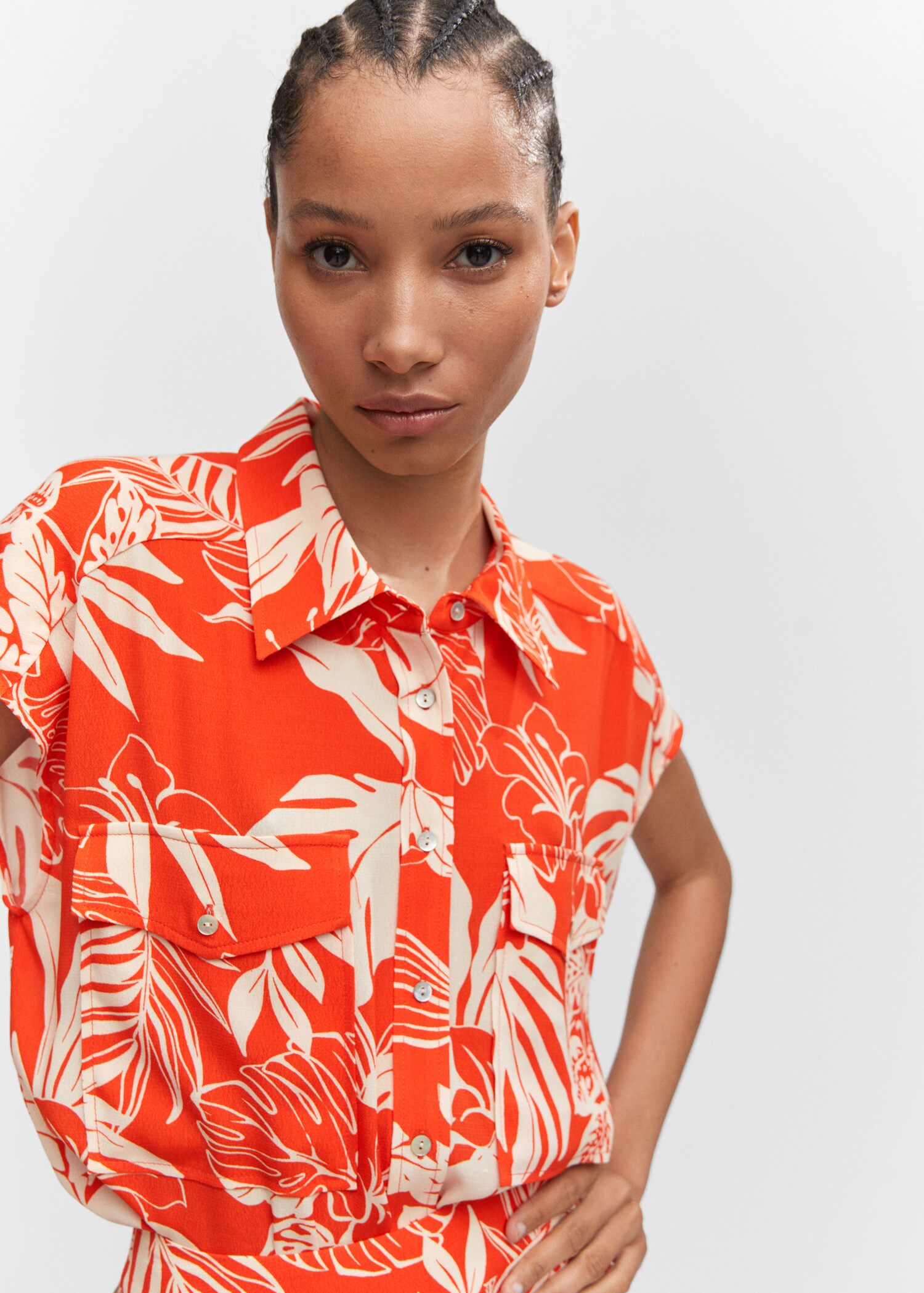 Oversize flowy shirt - Details of the article 1
