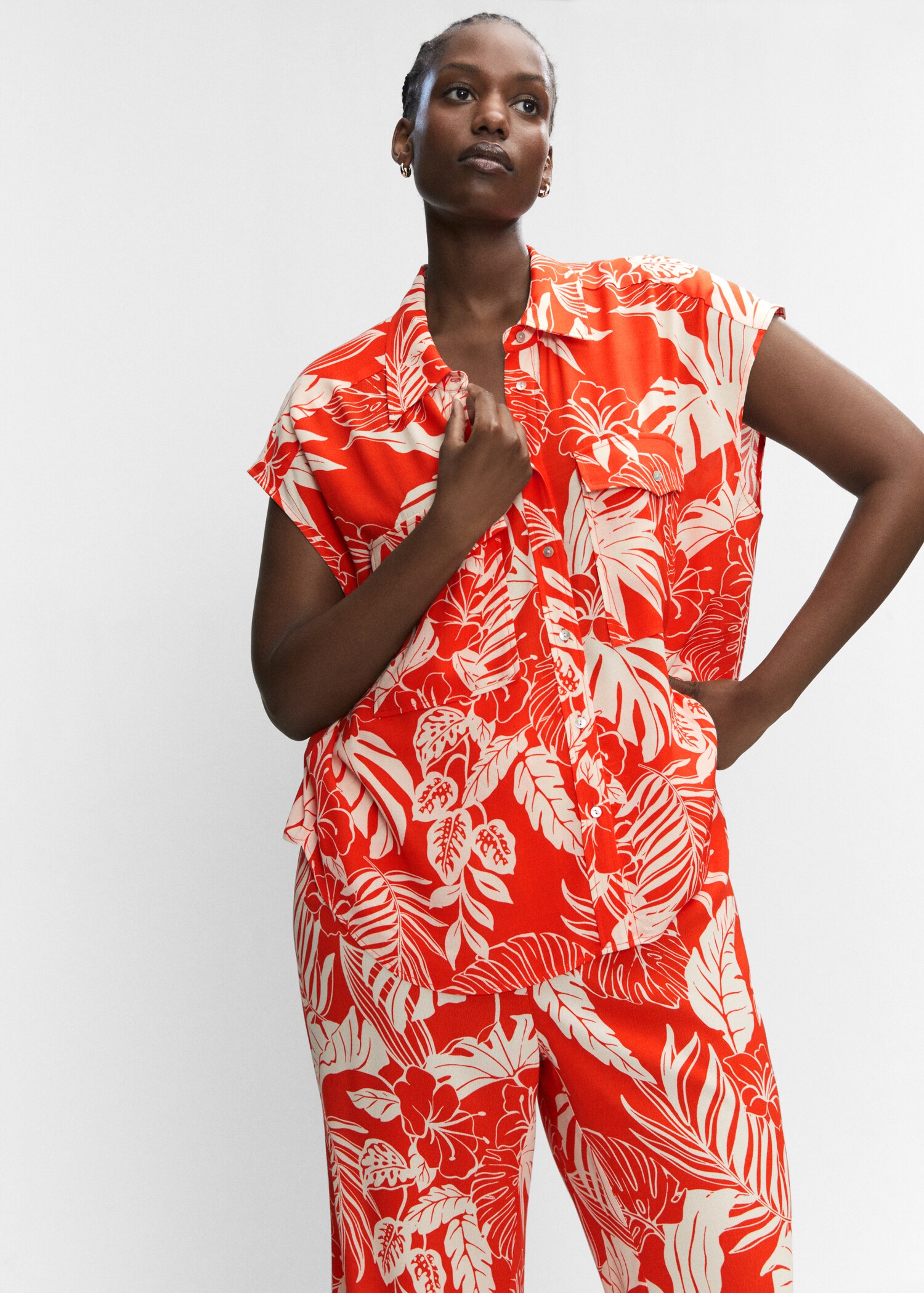 Oversize flowy shirt - Details of the article 5