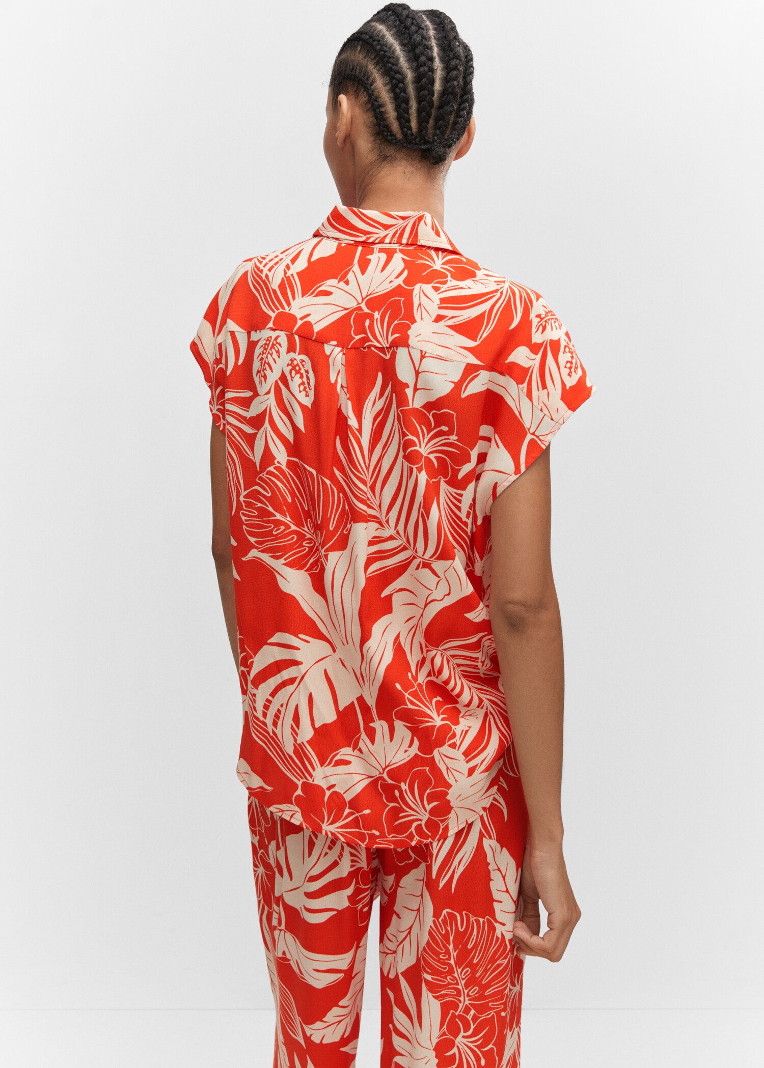 Oversize flowy shirt - Reverse of the article