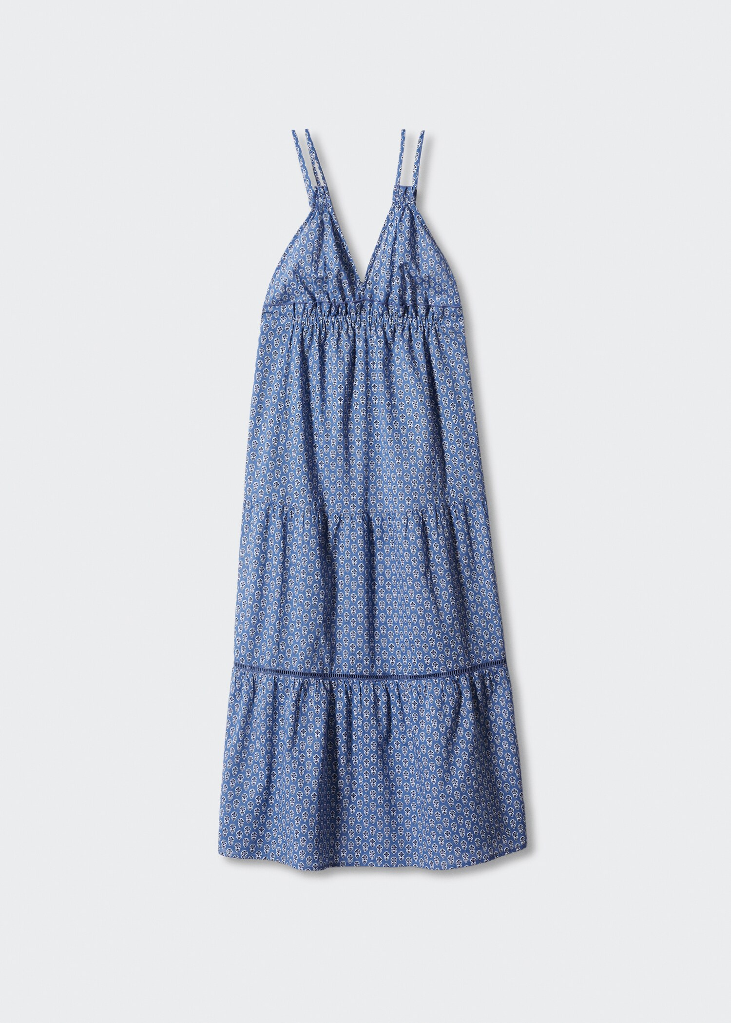 Printed flared dress - Article without model