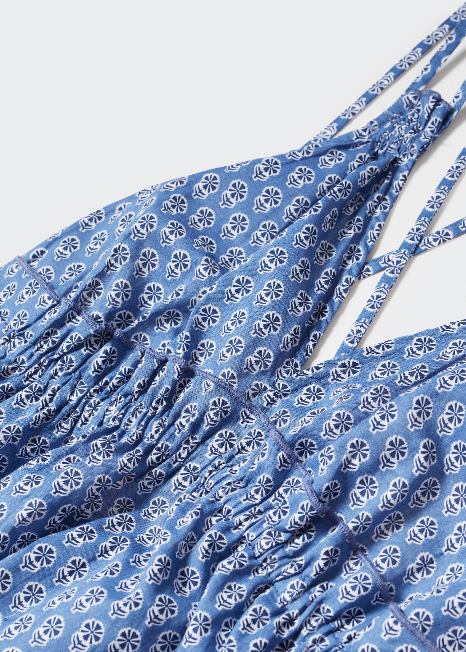 Printed flared dress - Details of the article 8