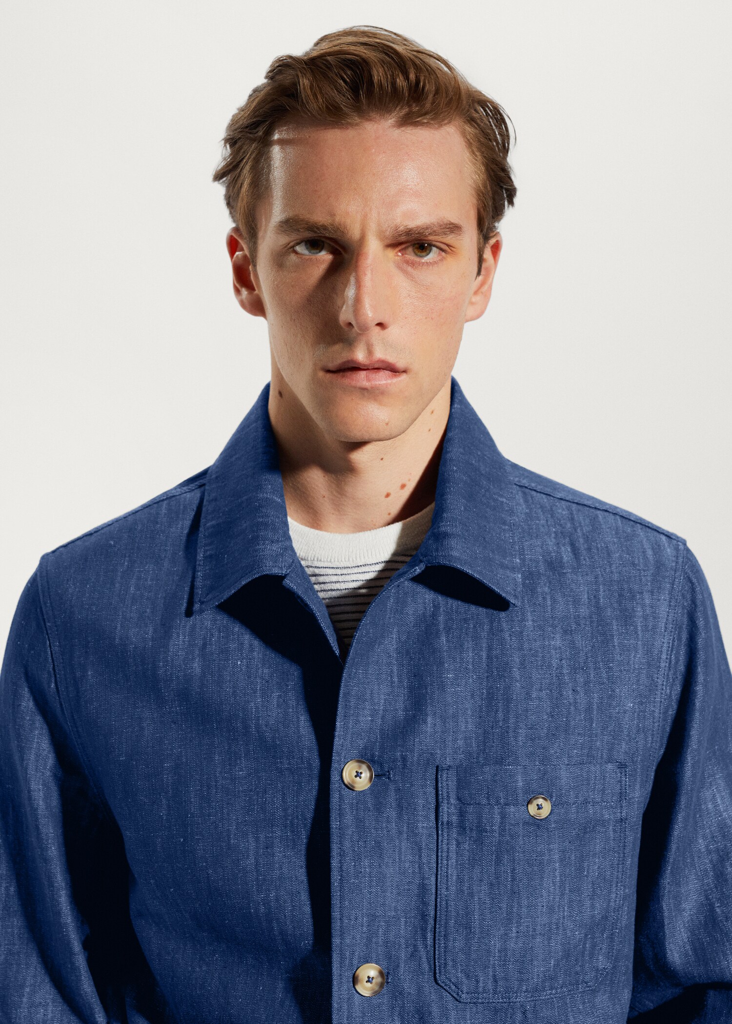 Veste poches coton-lin - Détail de l'article 1