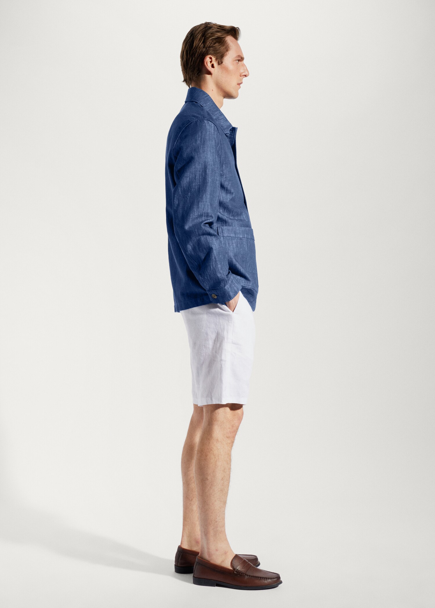 Veste poches coton-lin - Détail de l'article 2