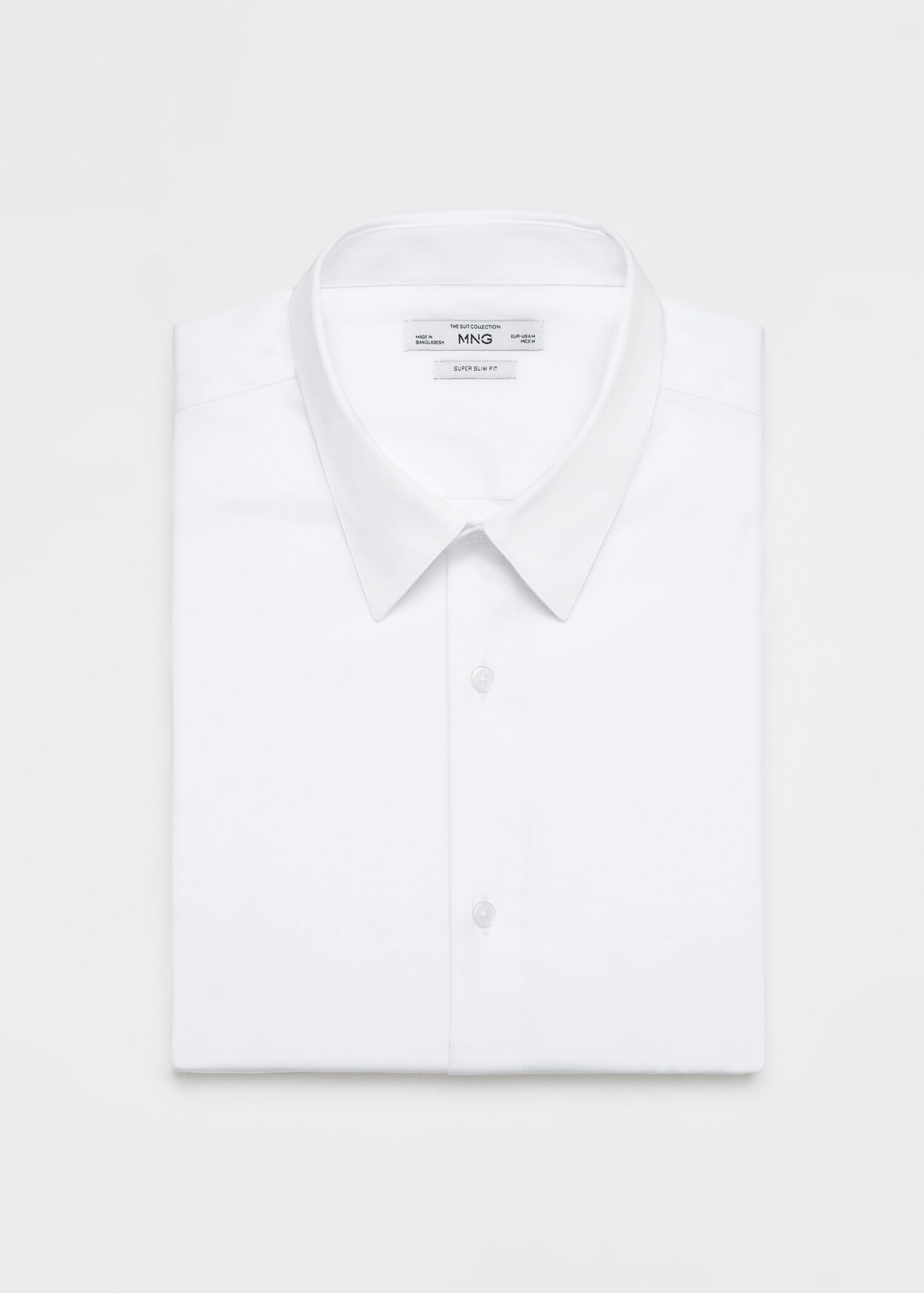 Super slim-fit poplin suit shirt - Details of the article 8