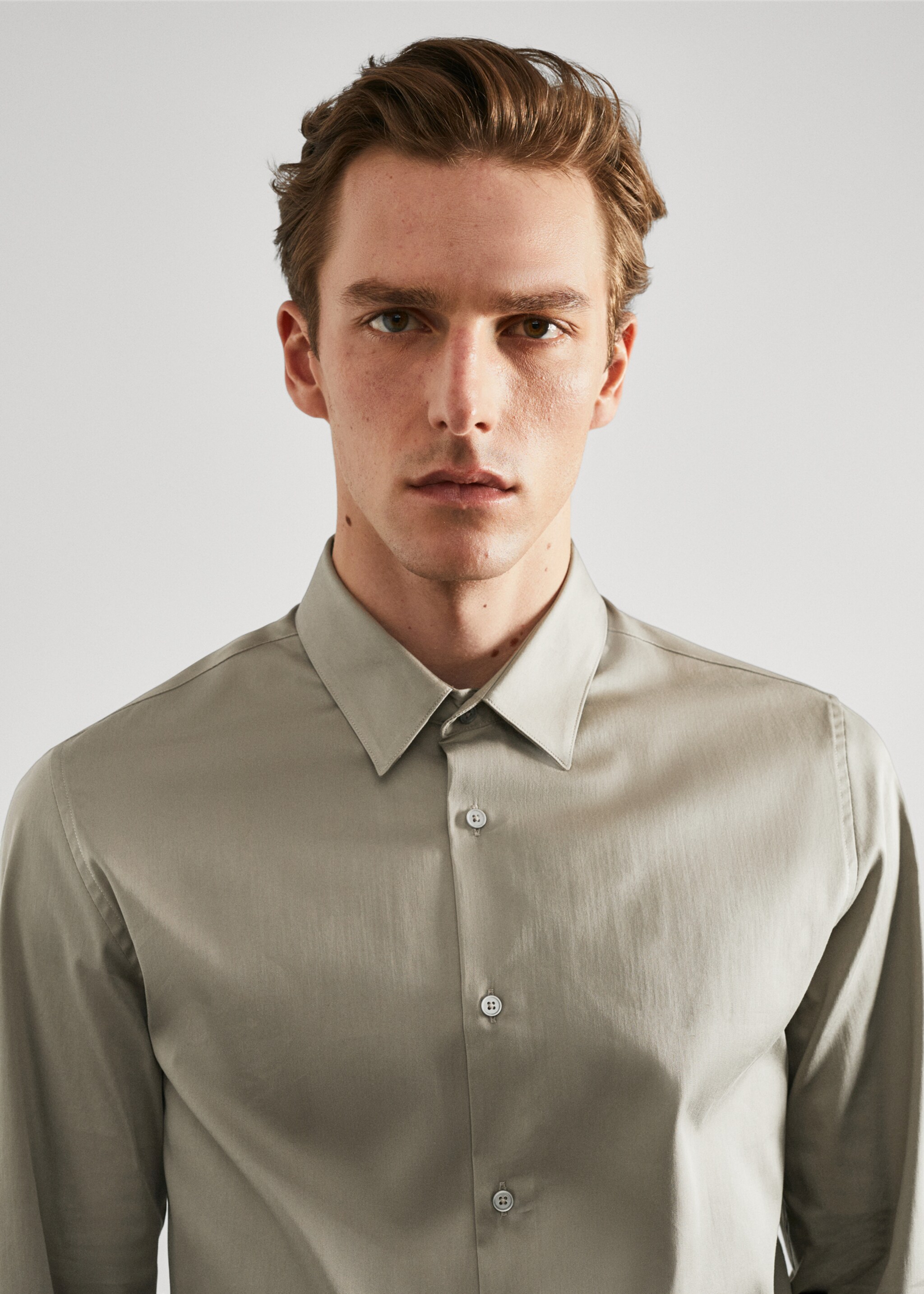 Super Slim Fit-Oberhemd aus Popeline - Detail des Artikels 1