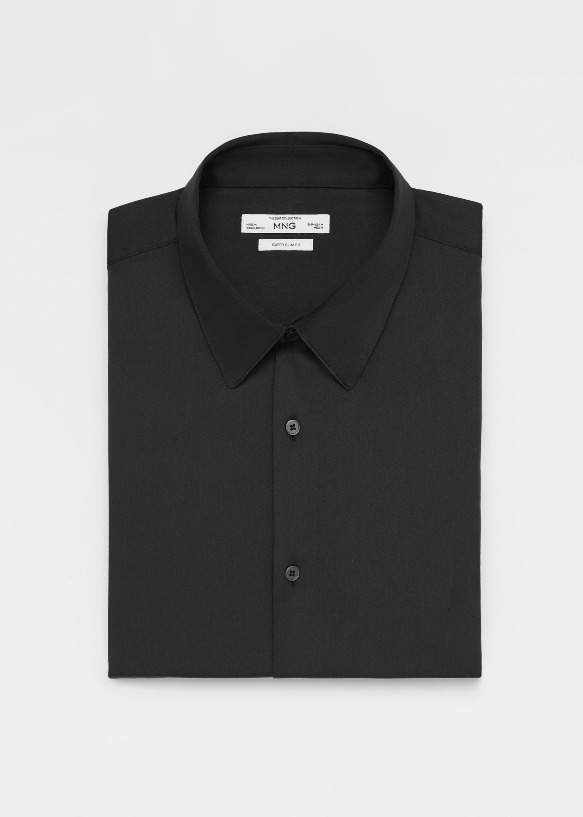 Super slim-fit poplin suit shirt - Details of the article 8
