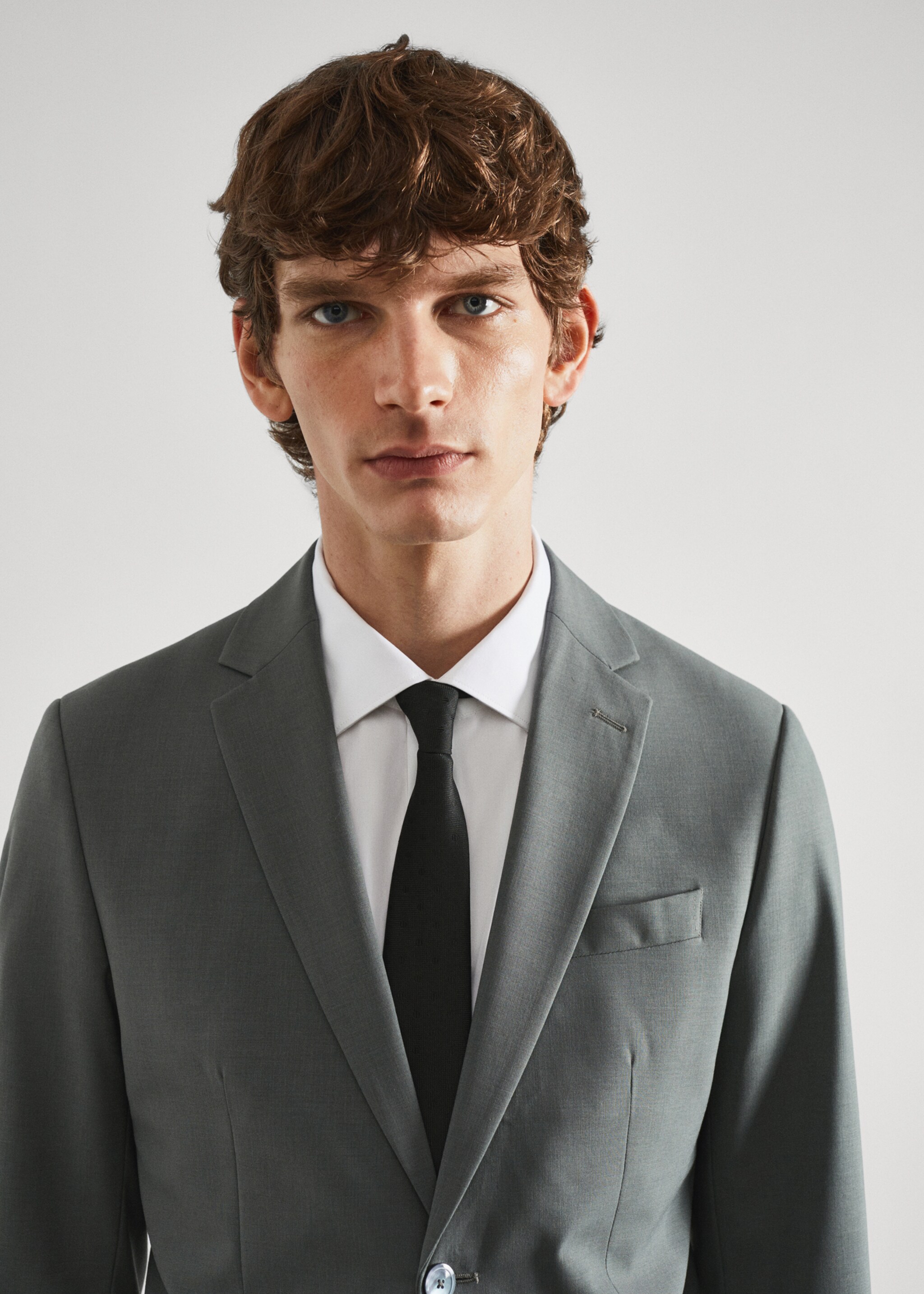Wollen slim-fit colbert - Detail van het artikel 1