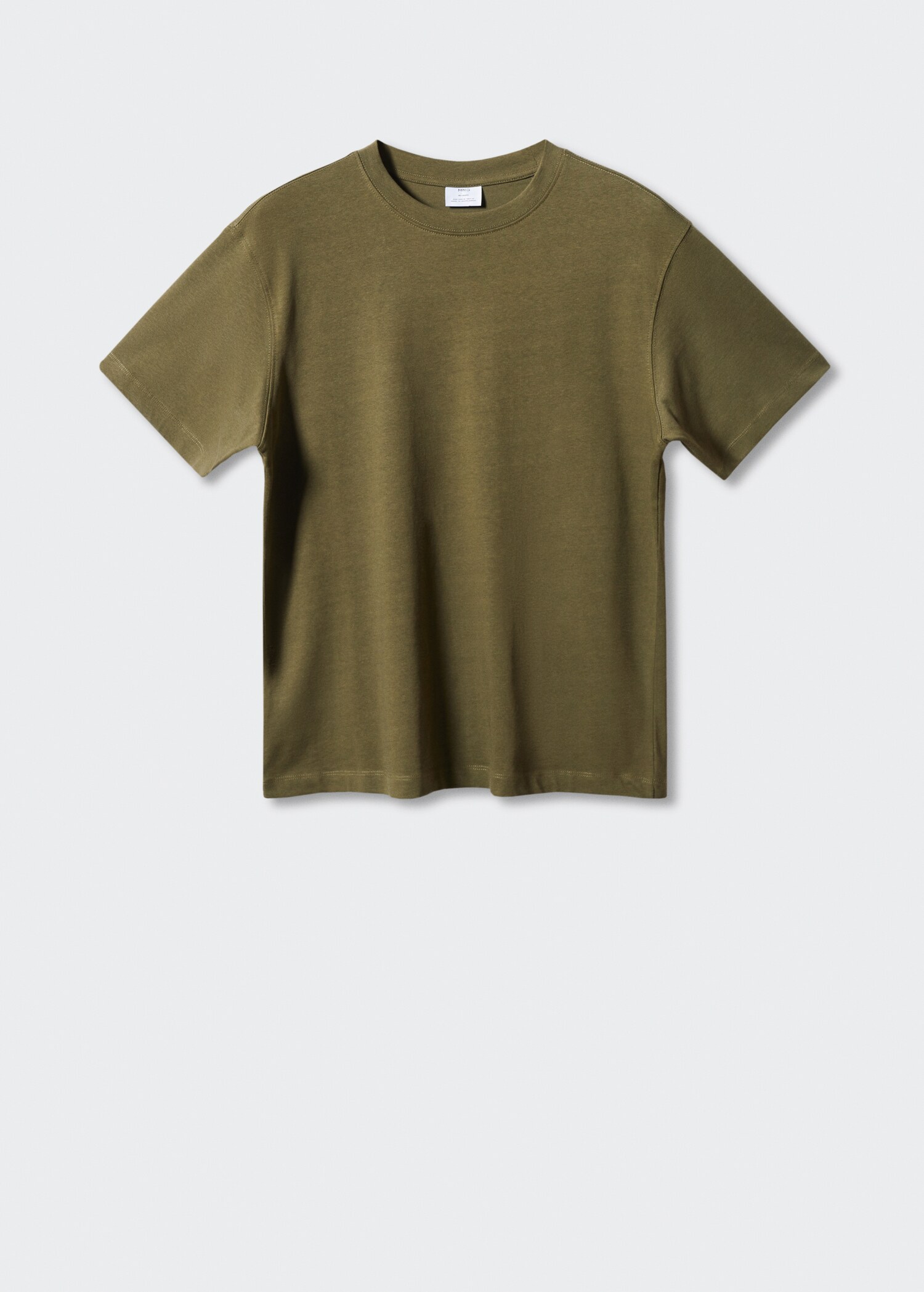 Basic 100% cotton relaxed-fit t-shirt - Article without model