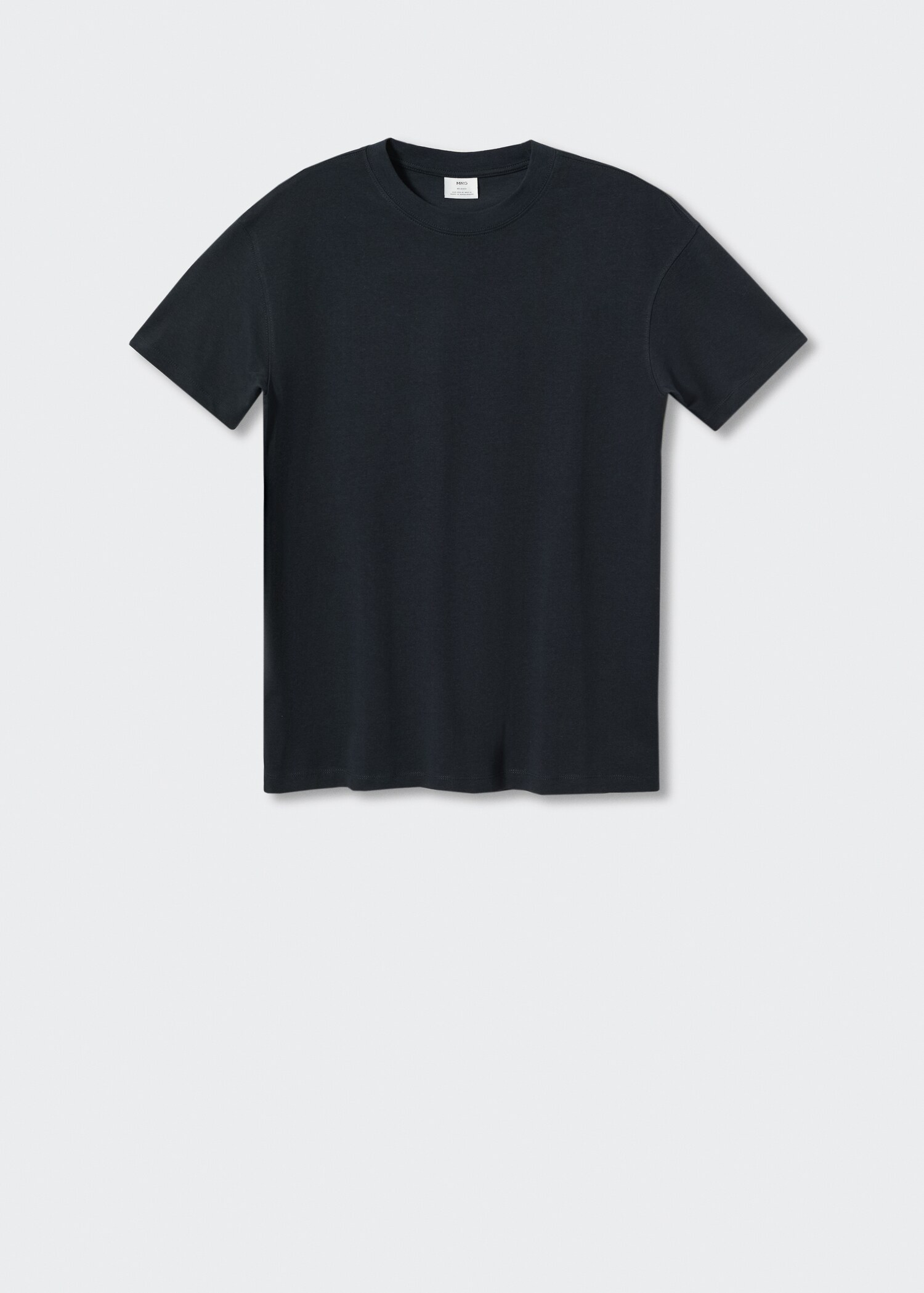 Basic 100% cotton relaxed-fit t-shirt - Article without model