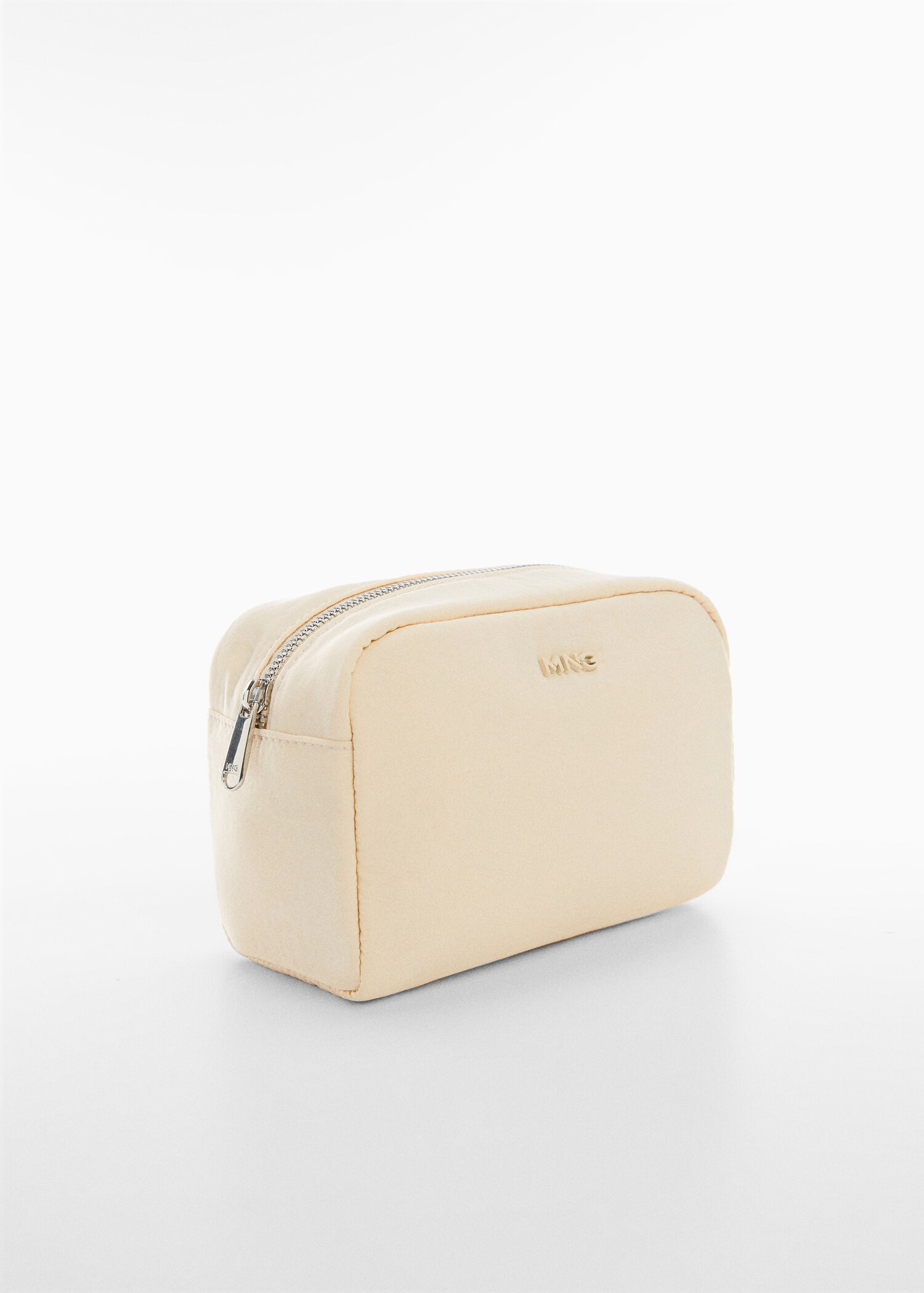 Zipped toiletry bag with logo - Medium plane
