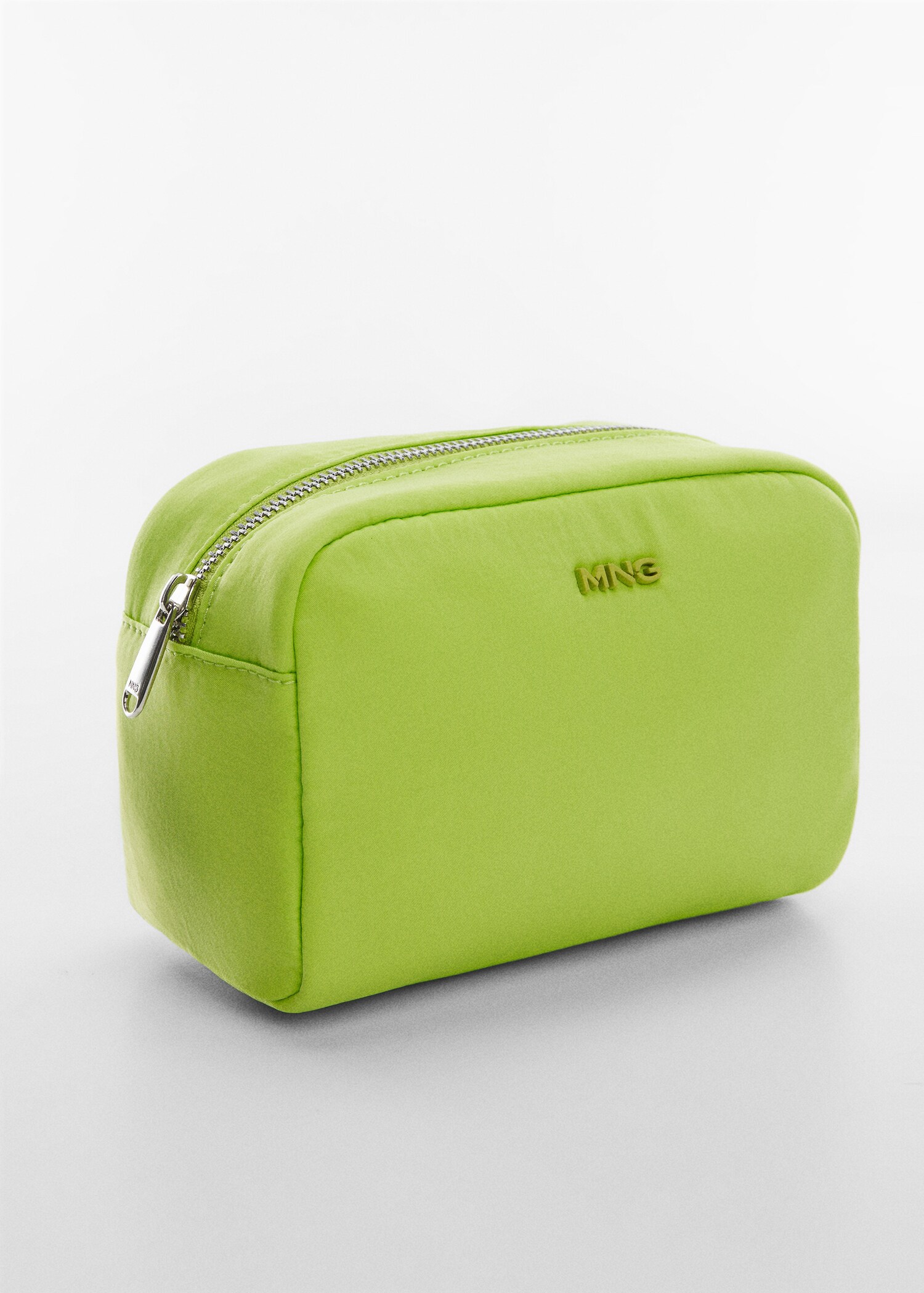Zipped toiletry bag with logo - Medium plane