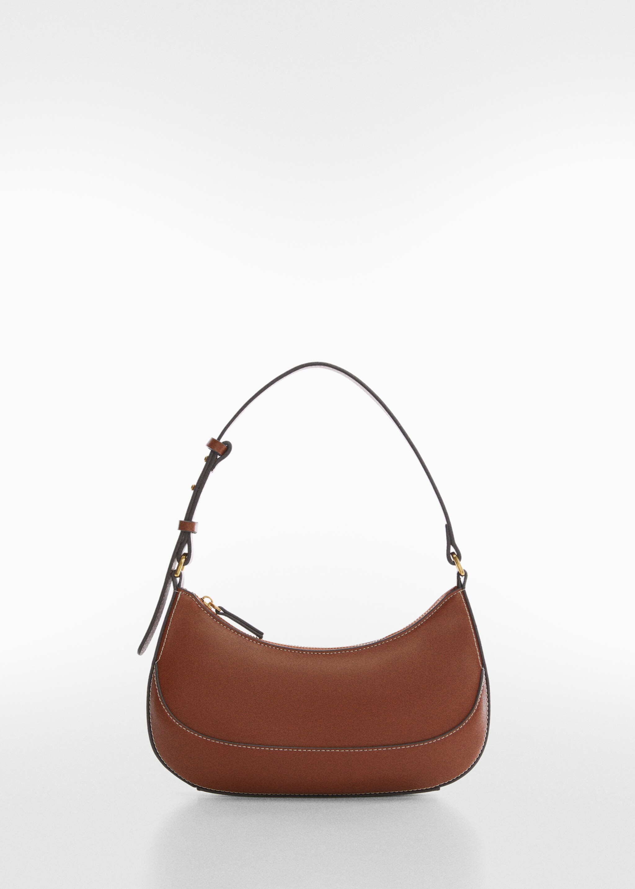 Oval short handle bag - Article without model, Leather. Ref: 57021035-00.