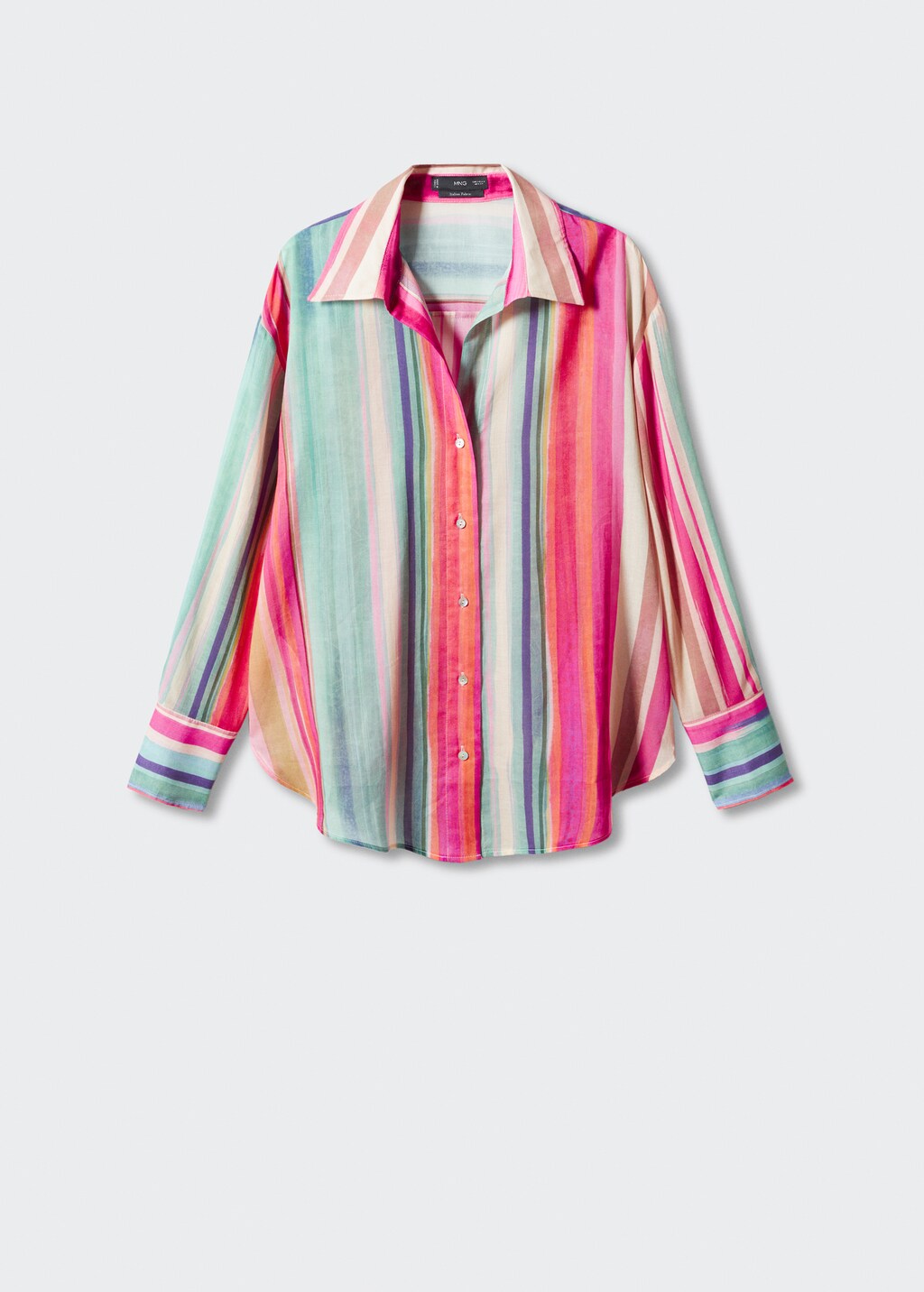 Chemise rayée multicolore femme deals
