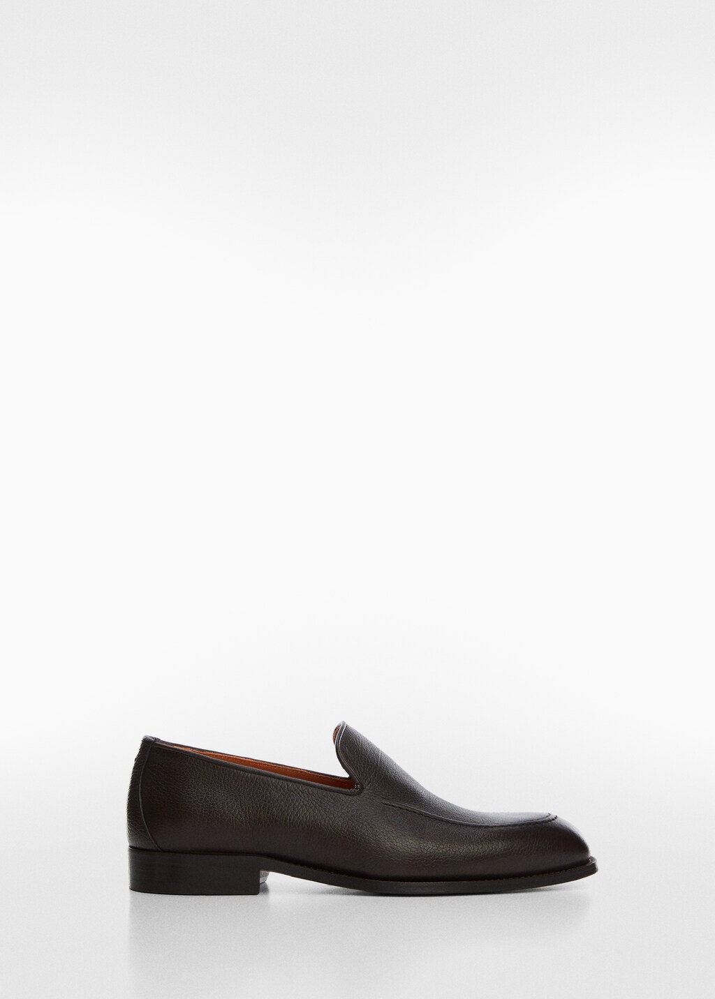 Mango soft leather loafer hotsell