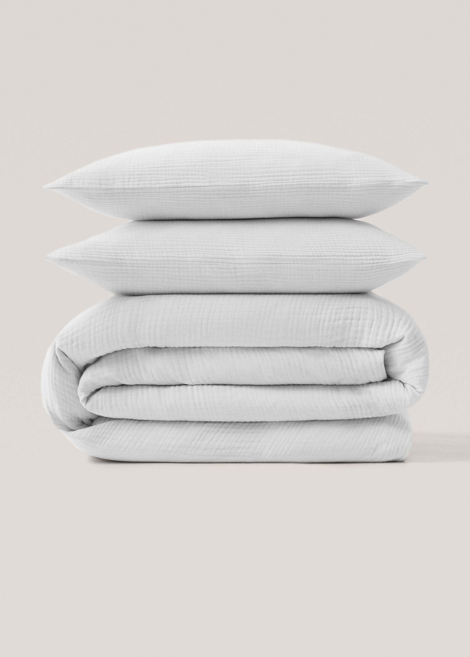 Cotton gauze duvet cover for king bed - Article without model