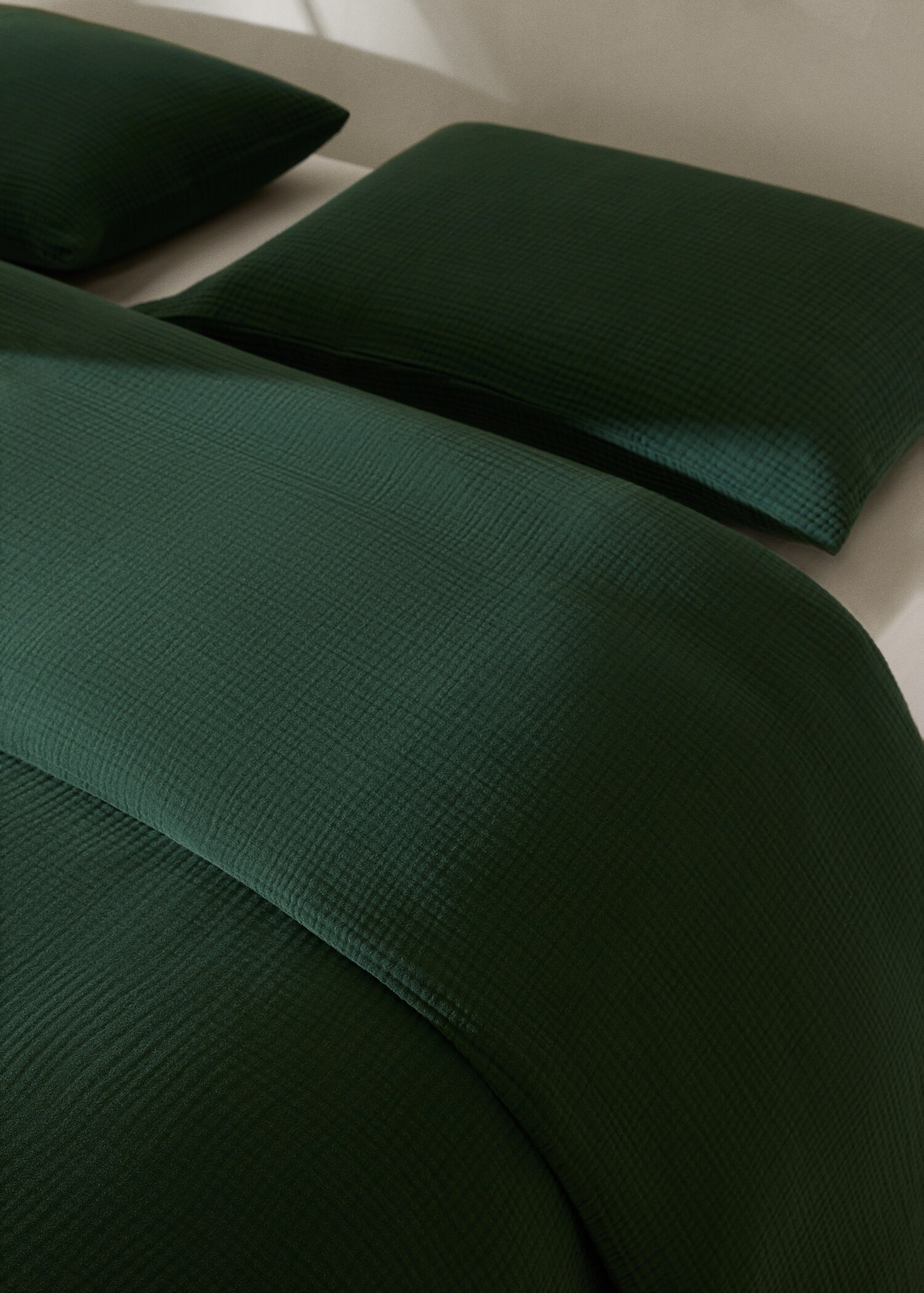 Cotton gauze duvet cover for king bed - Details of the article 7