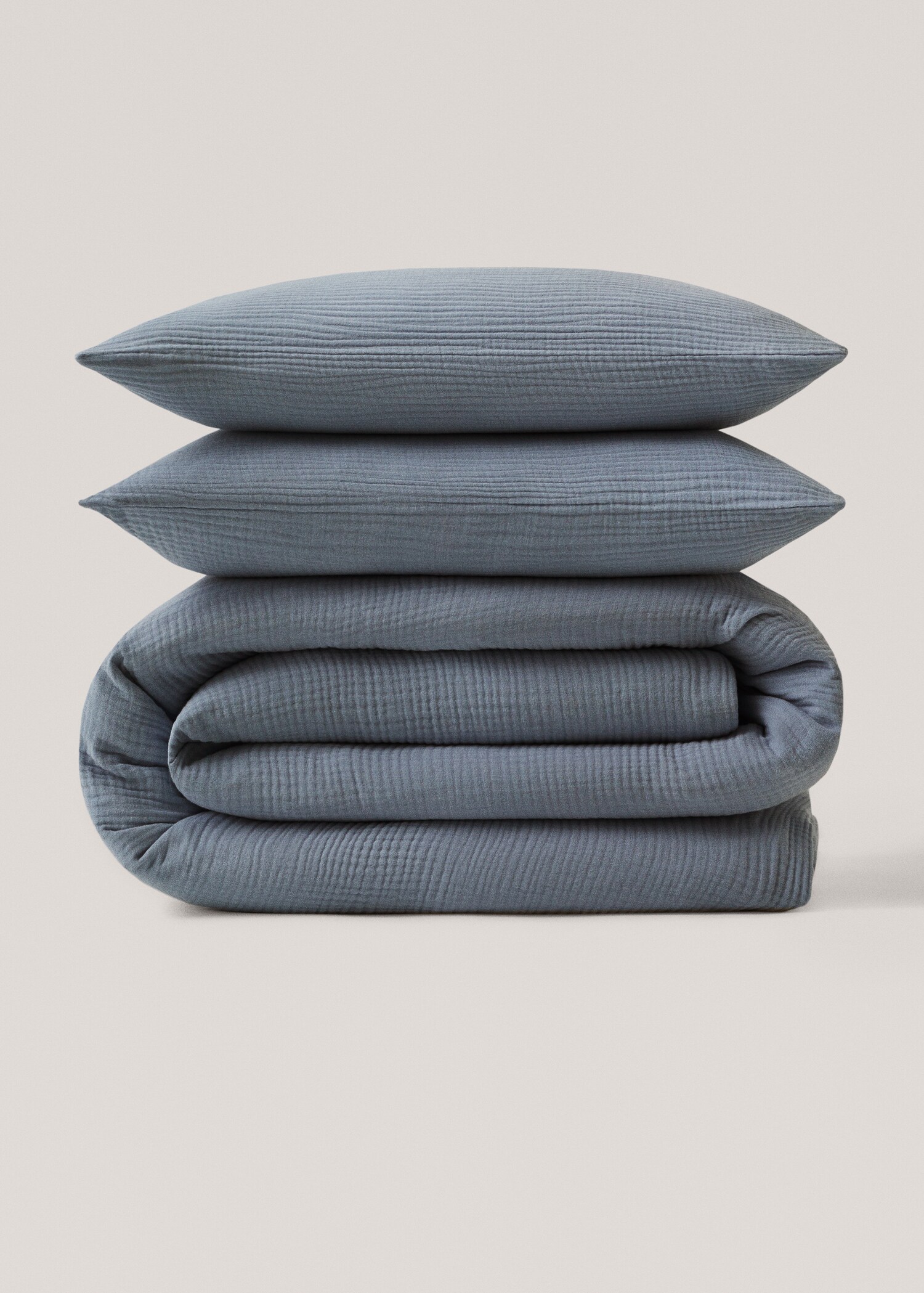 Cotton gauze duvet cover for king bed - Article without model