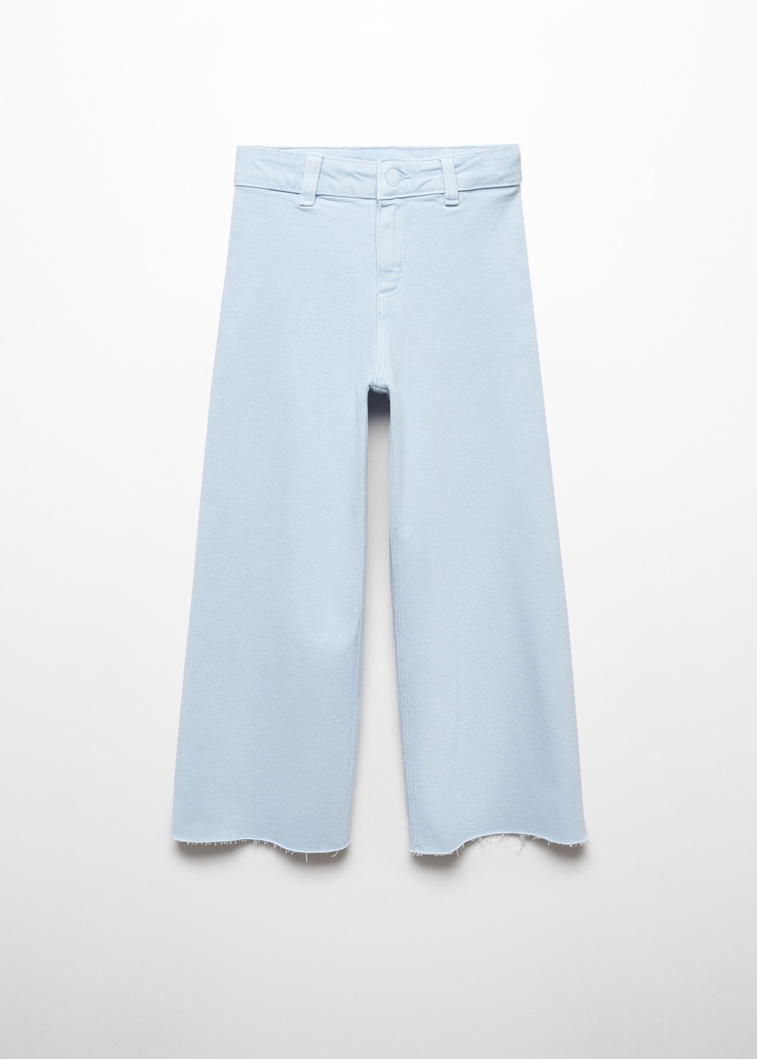Frayed hem culotte jeans - Article without model