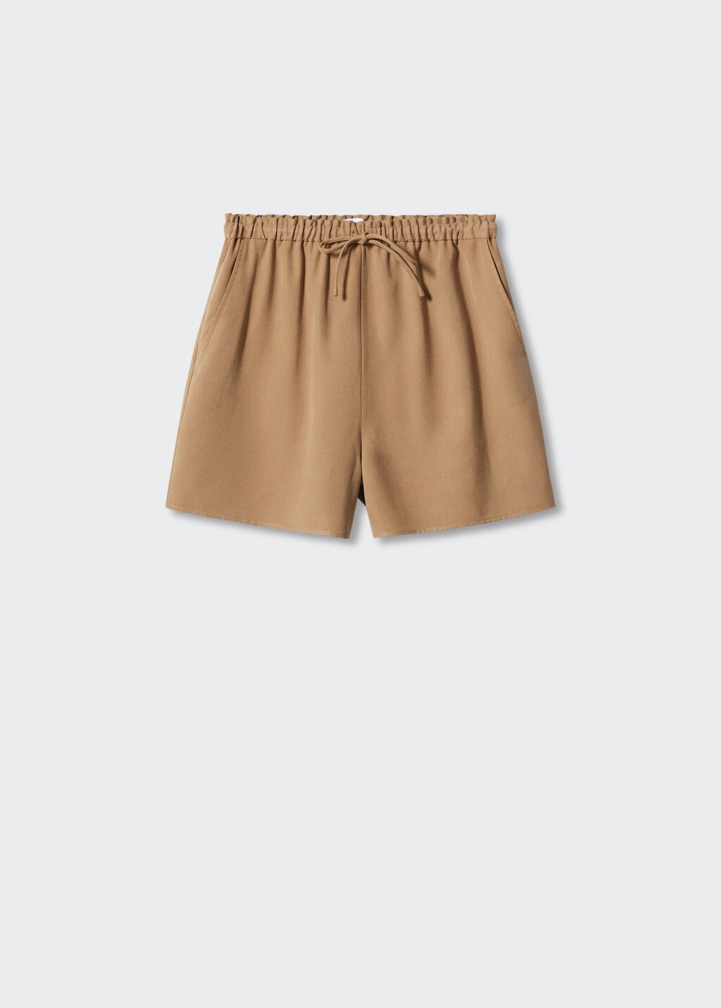 Linen shorts with belt - Women | MANGO OUTLET USA