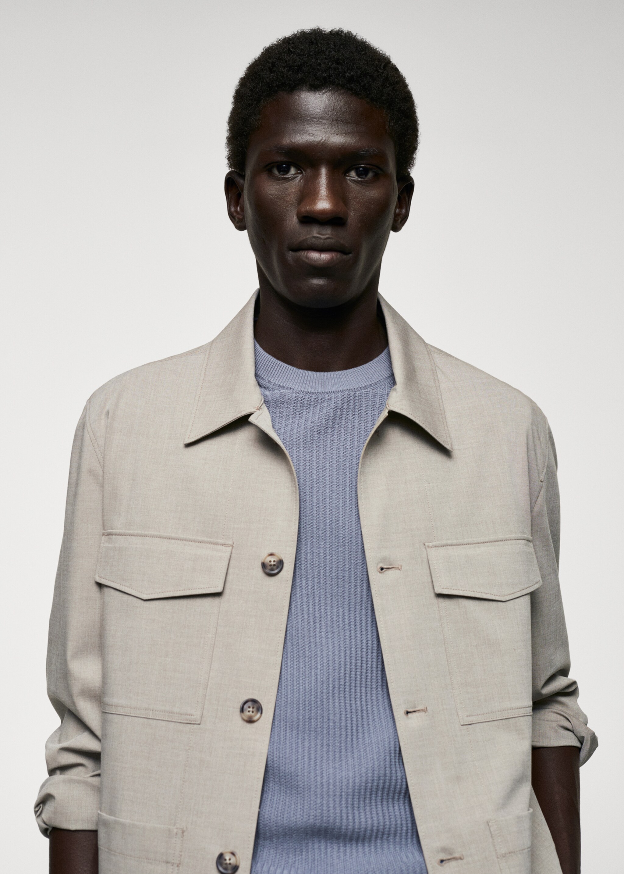 Lightweight pocket jacket - Details of the article 1