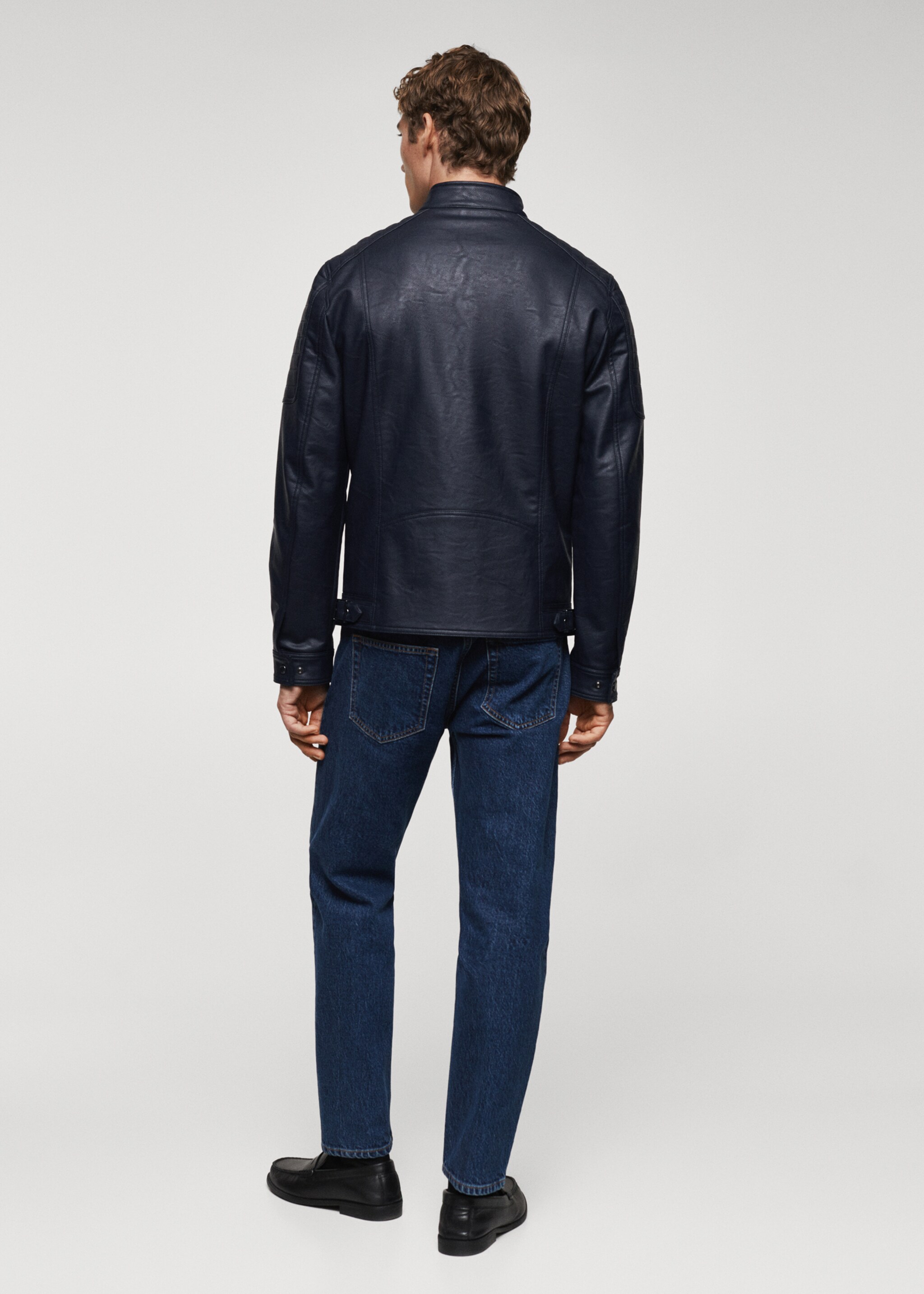 Blouson en simili-cuir nappa - Verso de l’article