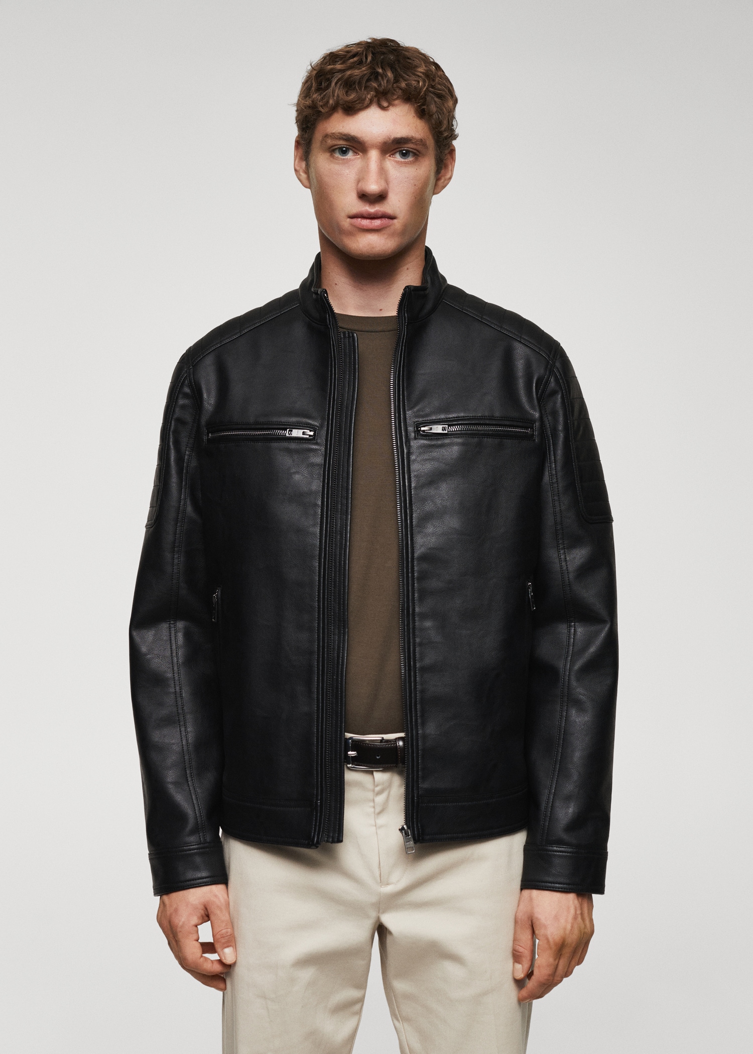 Veste Similicuir Mango Nappa Veste Cuir Mango Homme Blouson
