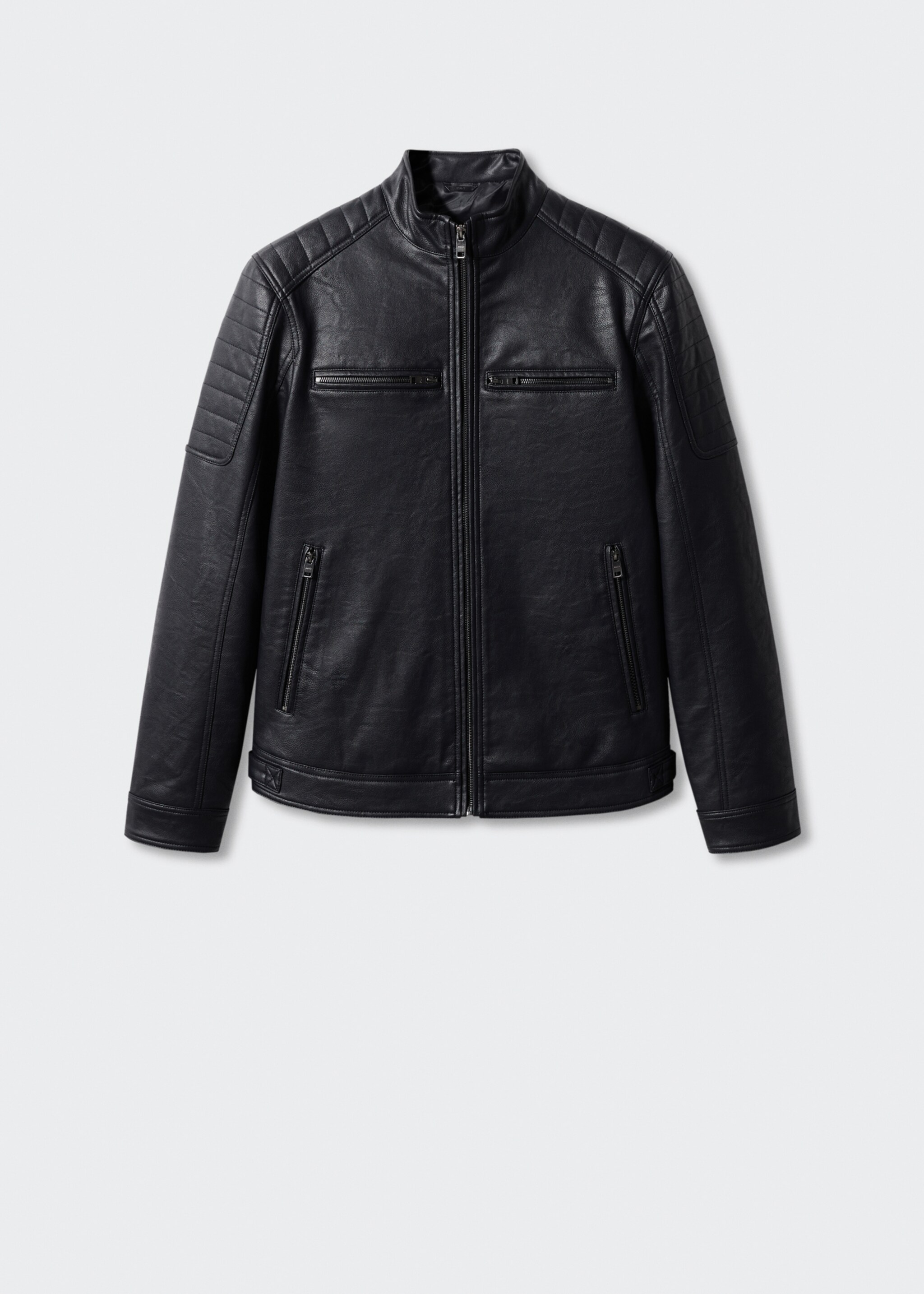 Nappa leather-effect jacket - Article without model