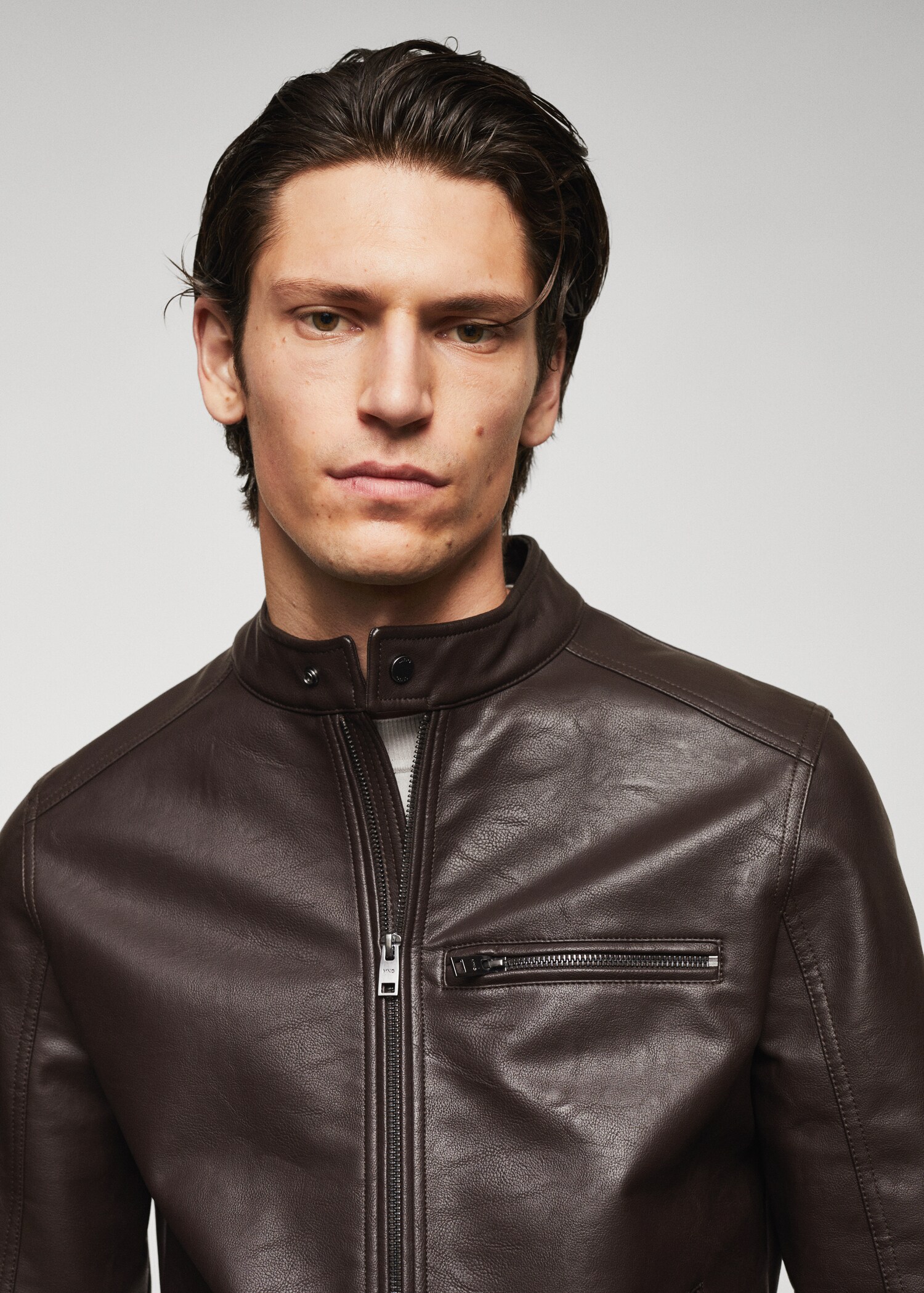 Zipper-Jacke mit Leder-Effekt - Detail des Artikels 1