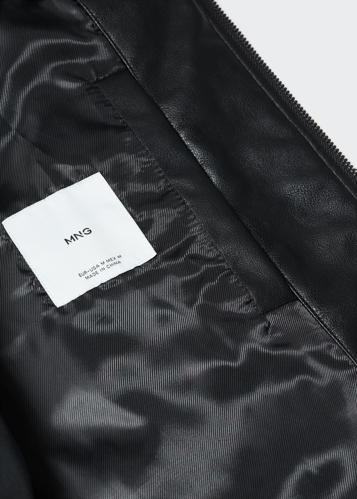 Zipper-Jacke mit Leder-Effekt - Detail des Artikels 8