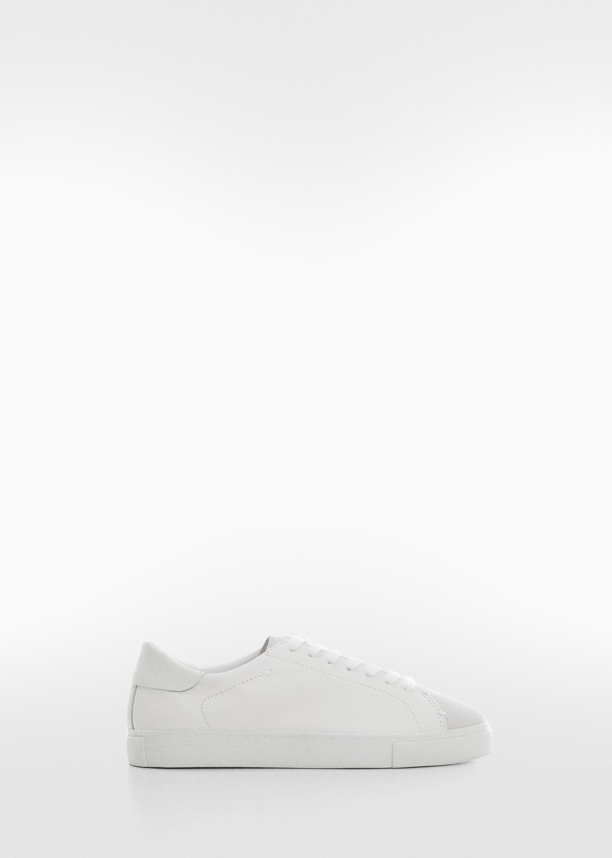 Leather panel sneakers - Article without model, White. Ref: 57022509-00.