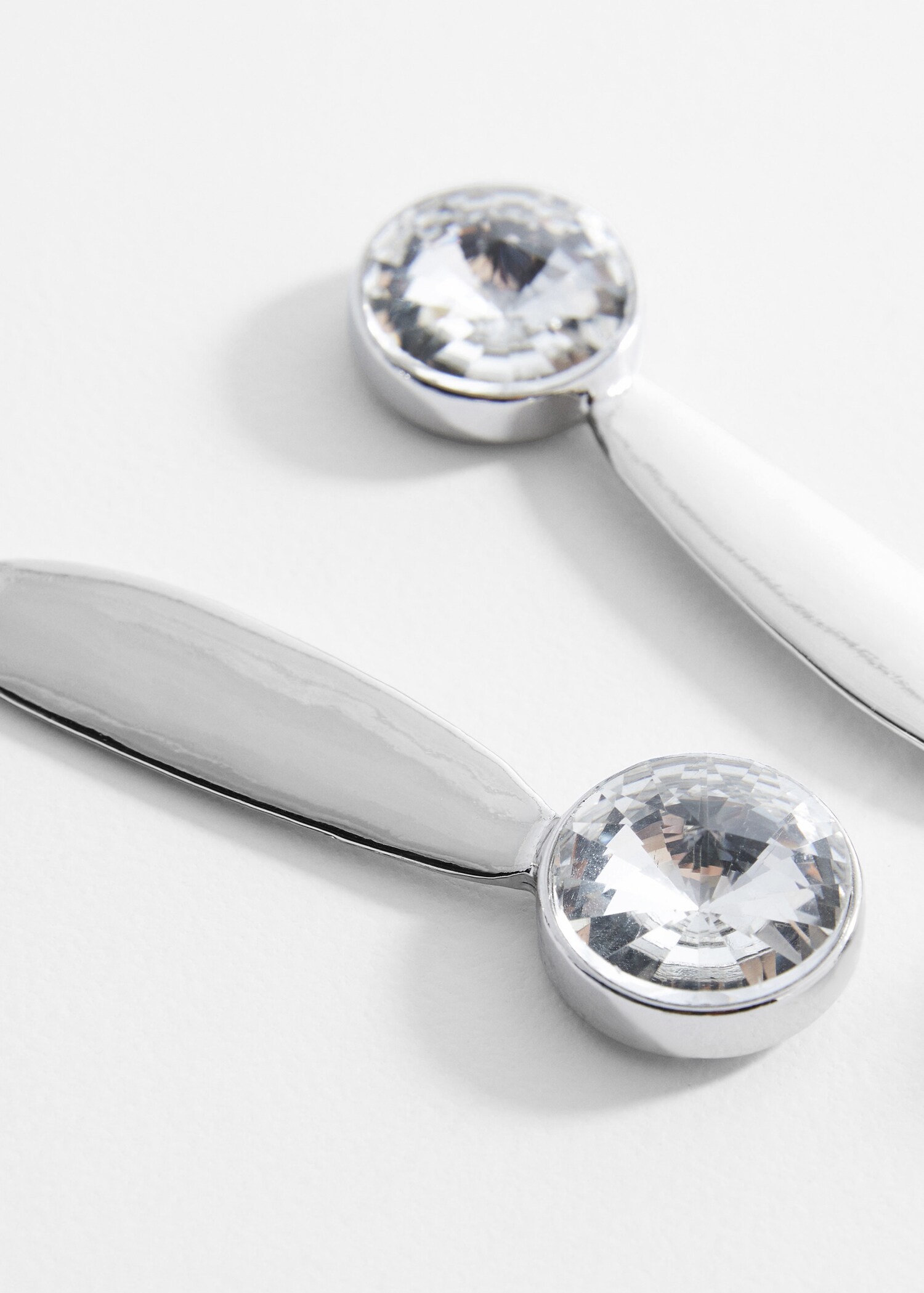 Long crystal earrings - Details of the article 1