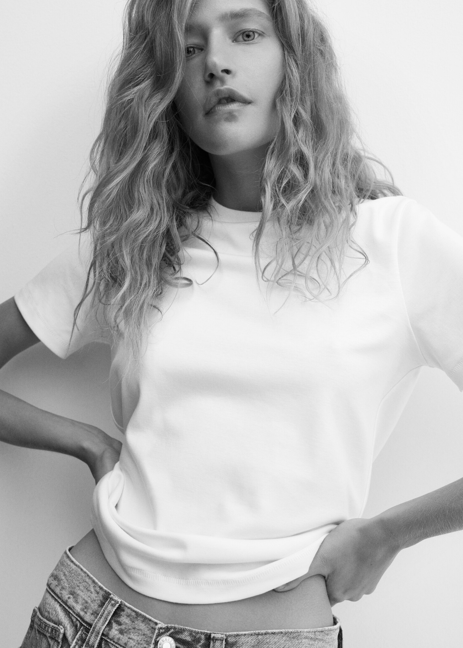 Premium cotton t-shirt - Details of the article 1