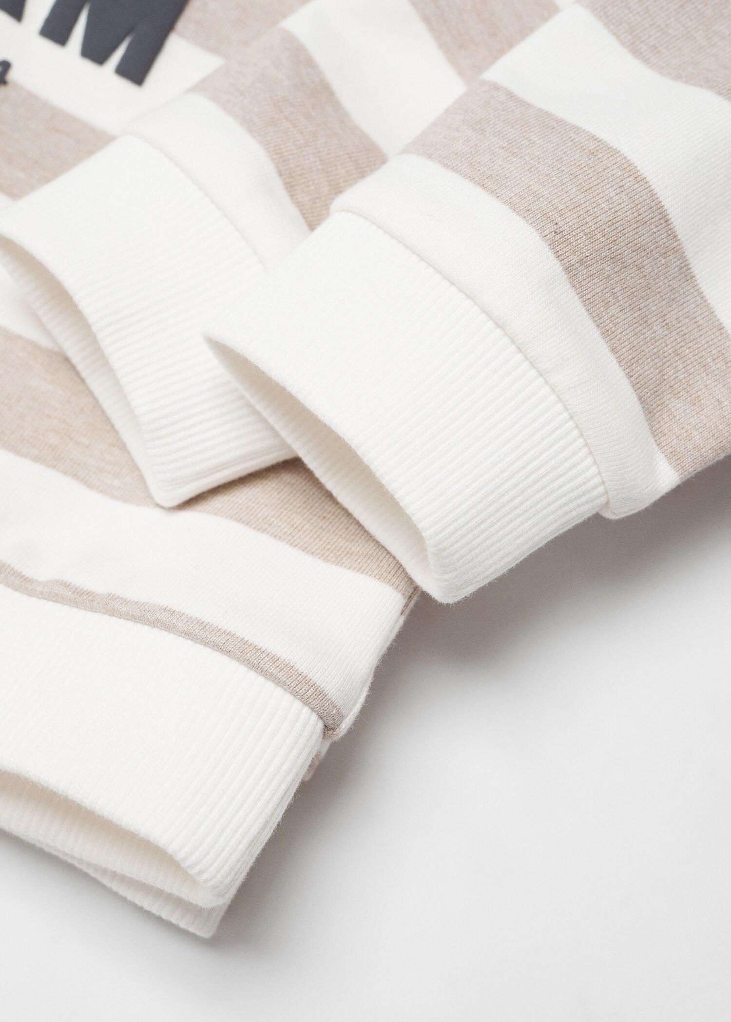 Gestreiftes Baumwoll-Sweatshirt - Detail des Artikels 8